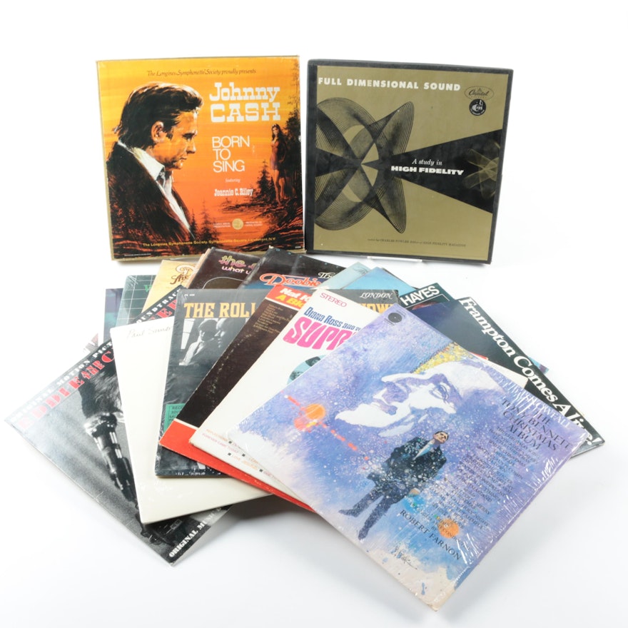 Johnny Cash, The Doobie Brothers, Iron Butterfly, The Rolling Stones, and Other Records