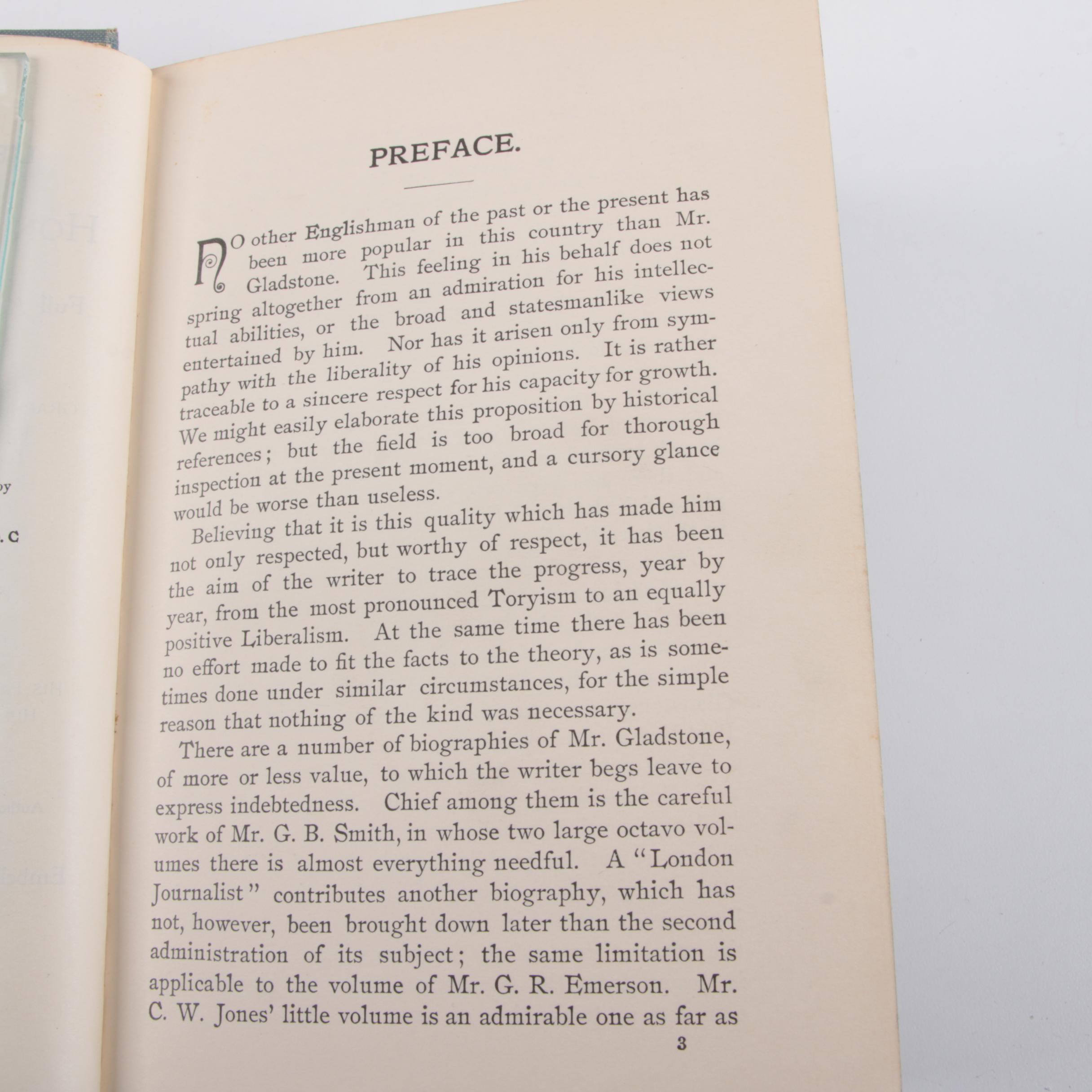 1888 "Life and Public Services of Hon. Wm. E. Gladstone" by D. M. Kelsey