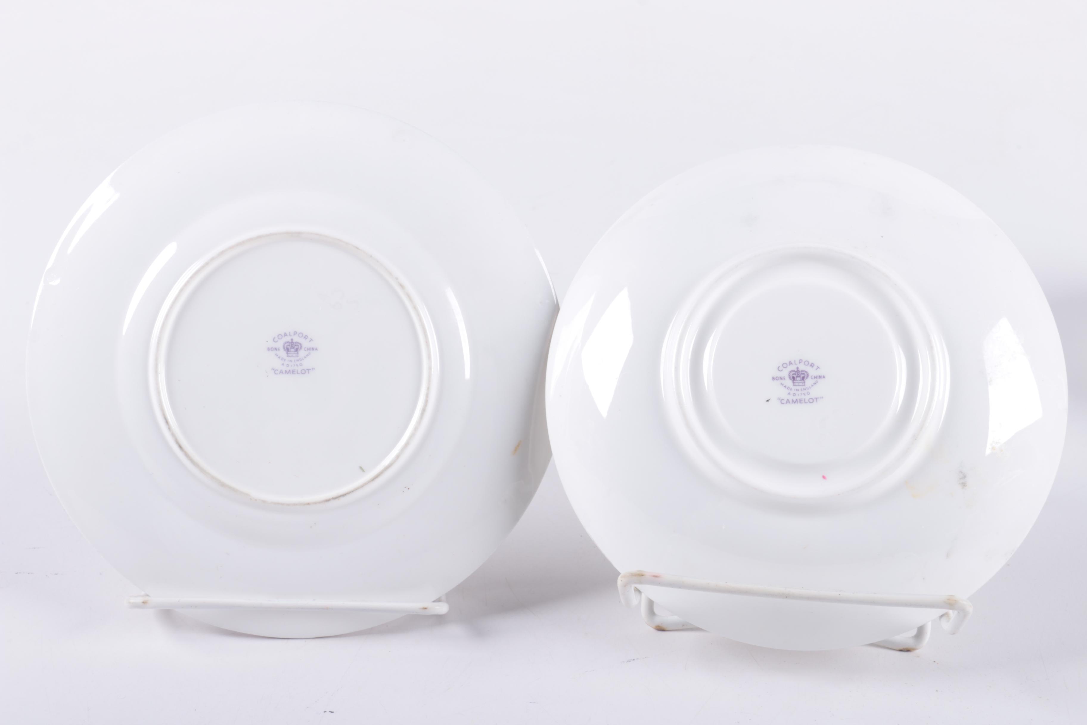 Circa 1940s Coalport "Camelot" Bone China Plates