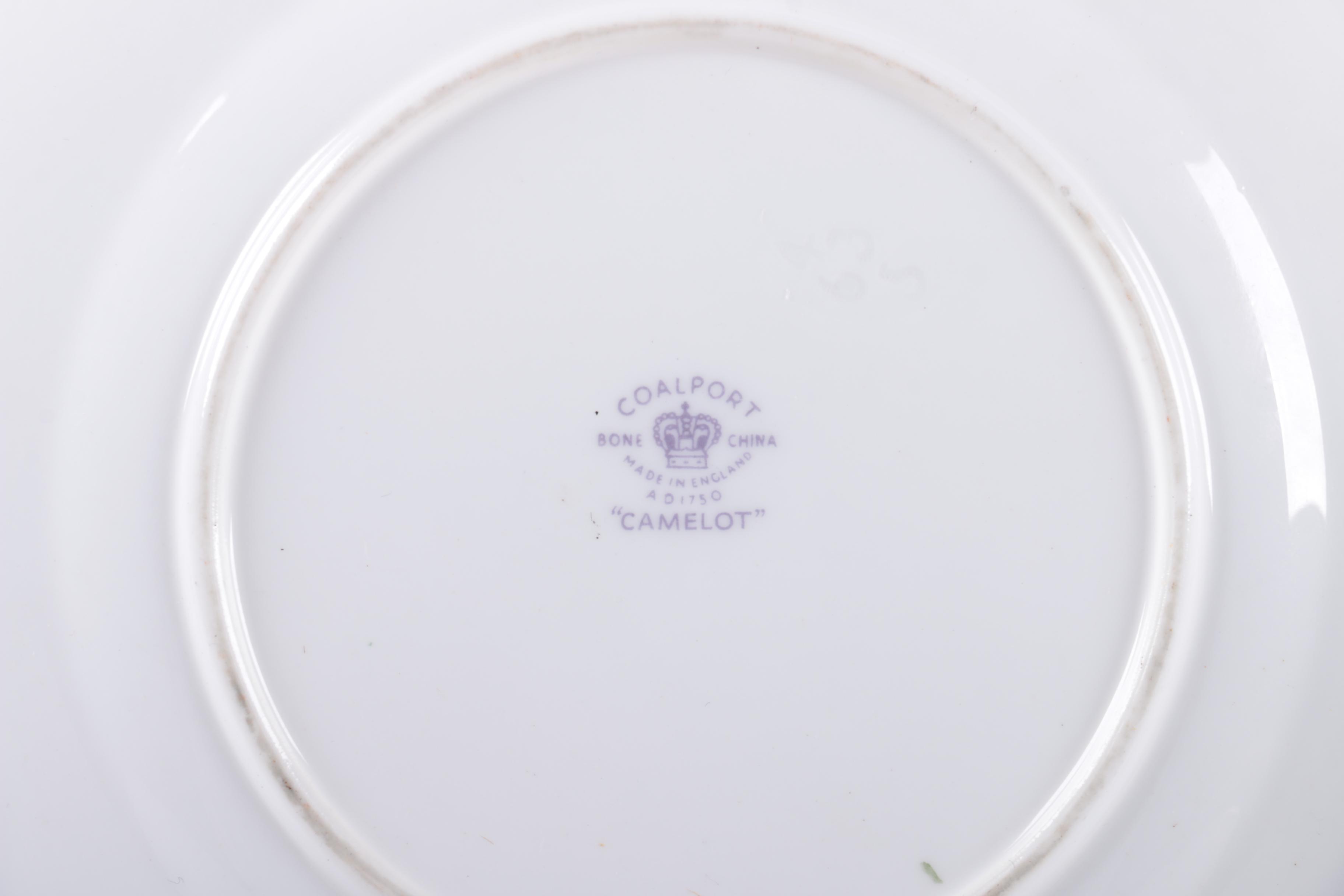 Circa 1940s Coalport "Camelot" Bone China Plates