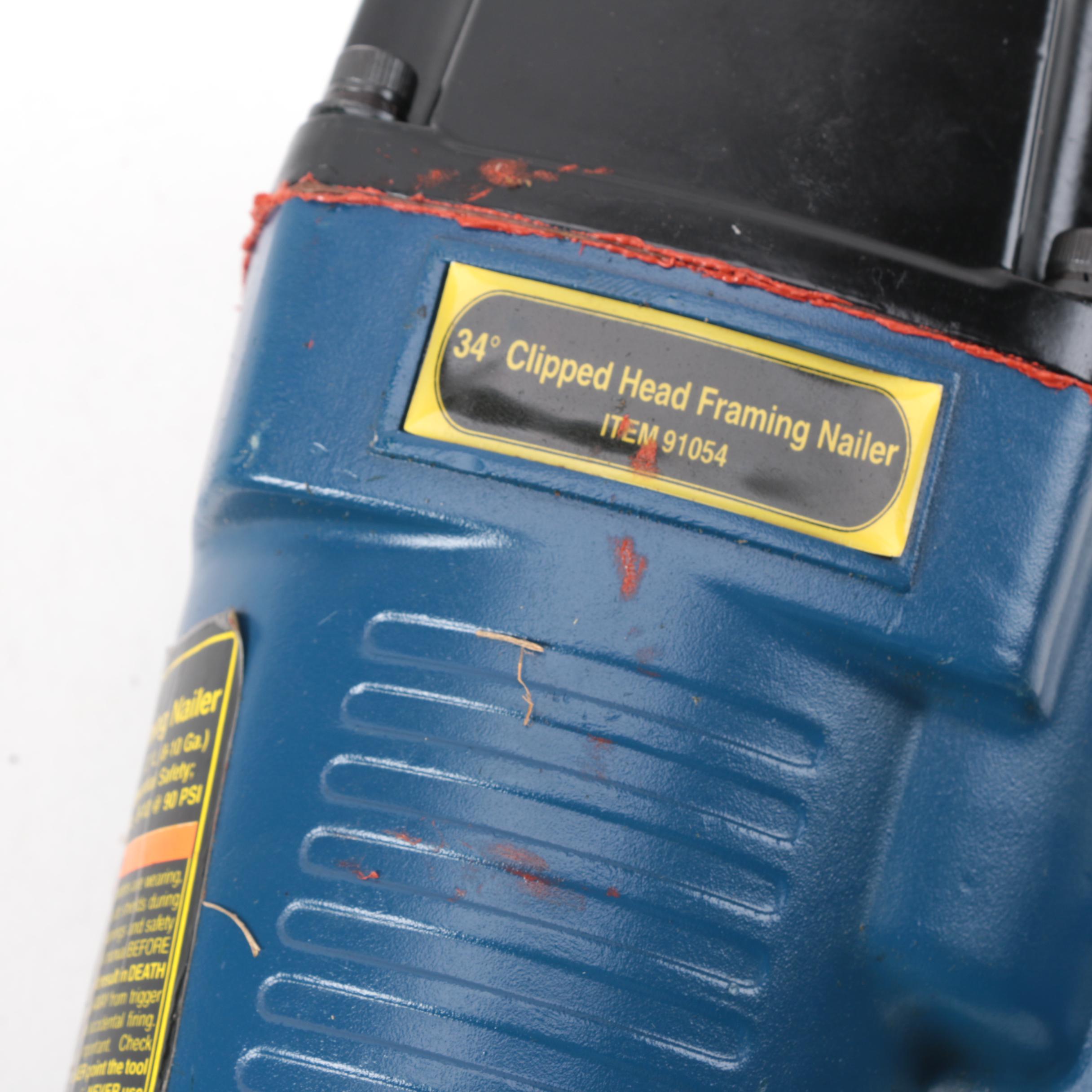 Central Pneumatic Nail Gun