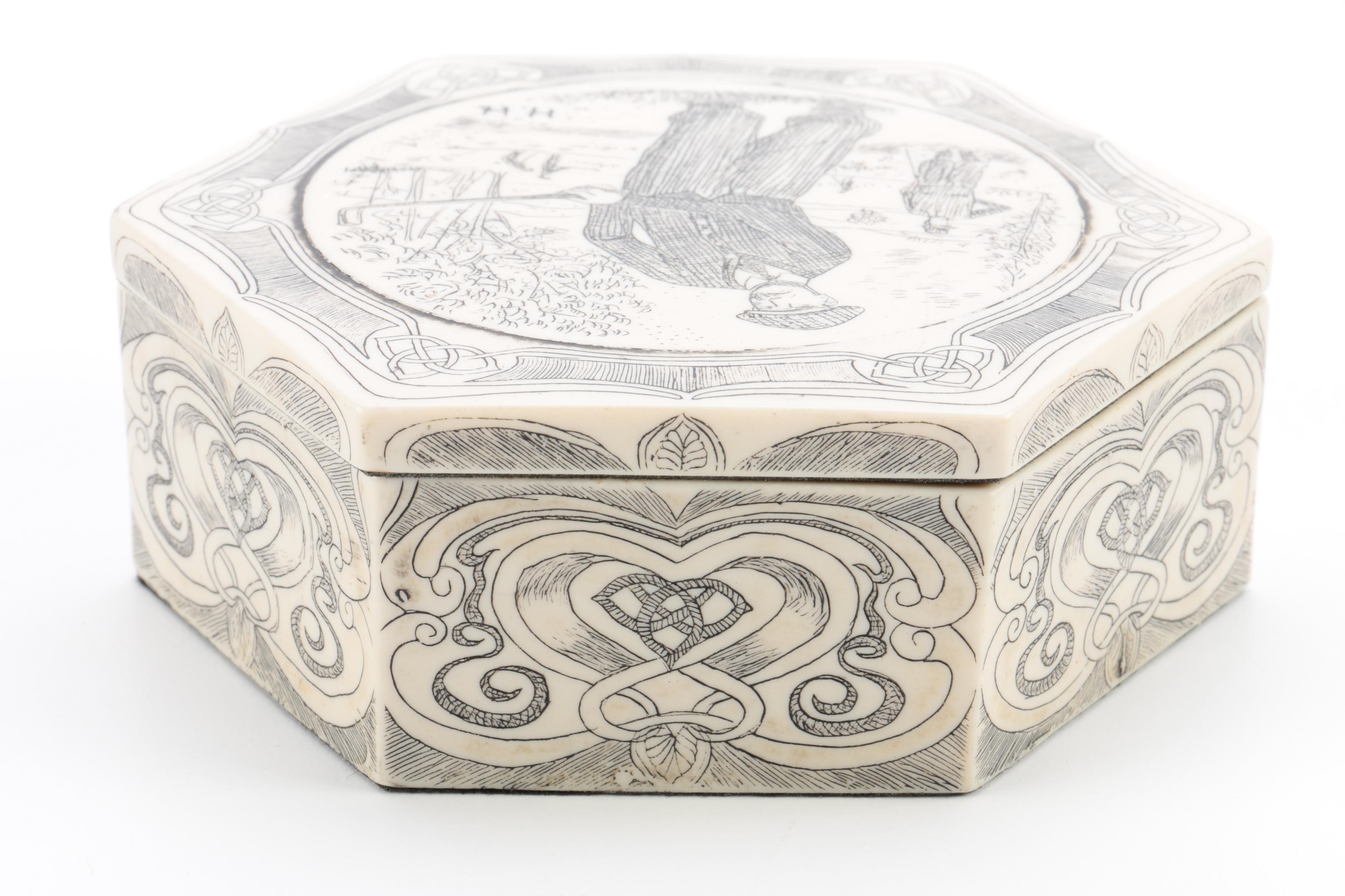 Golf Themed Trinket Box