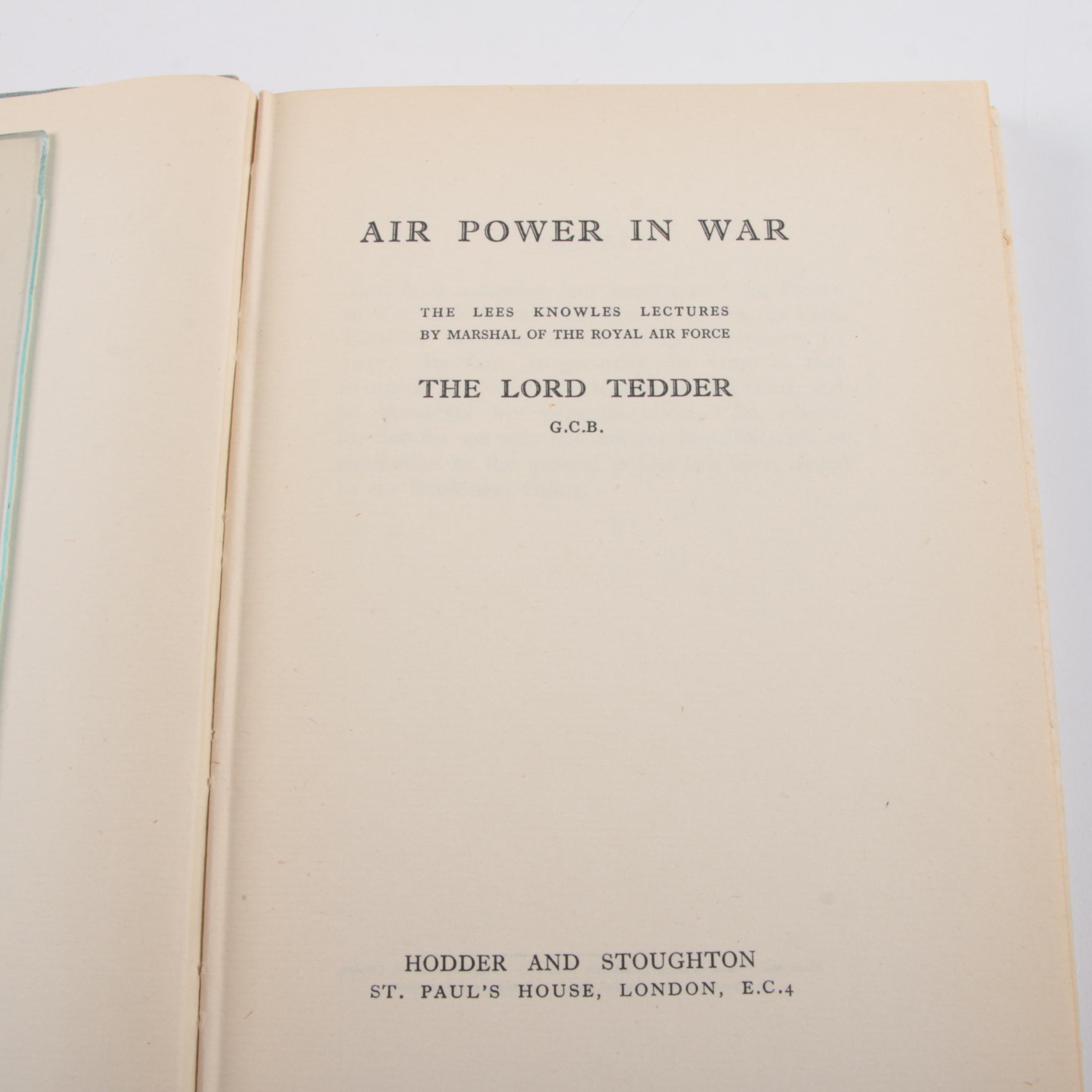 "Air Power in War" by Lord Fedder