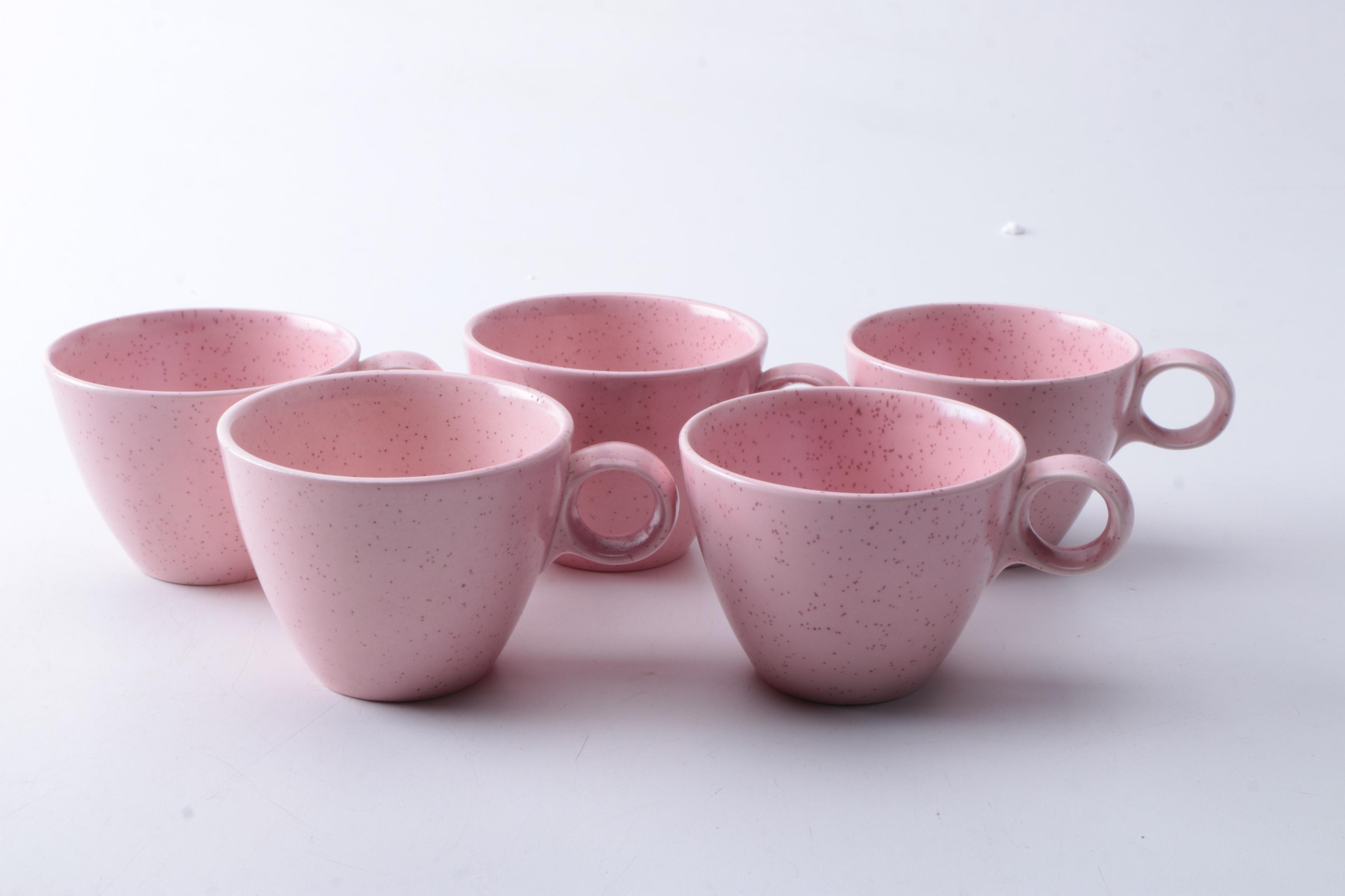 Mid Century Vernon's "Tickled Pink" Tableware