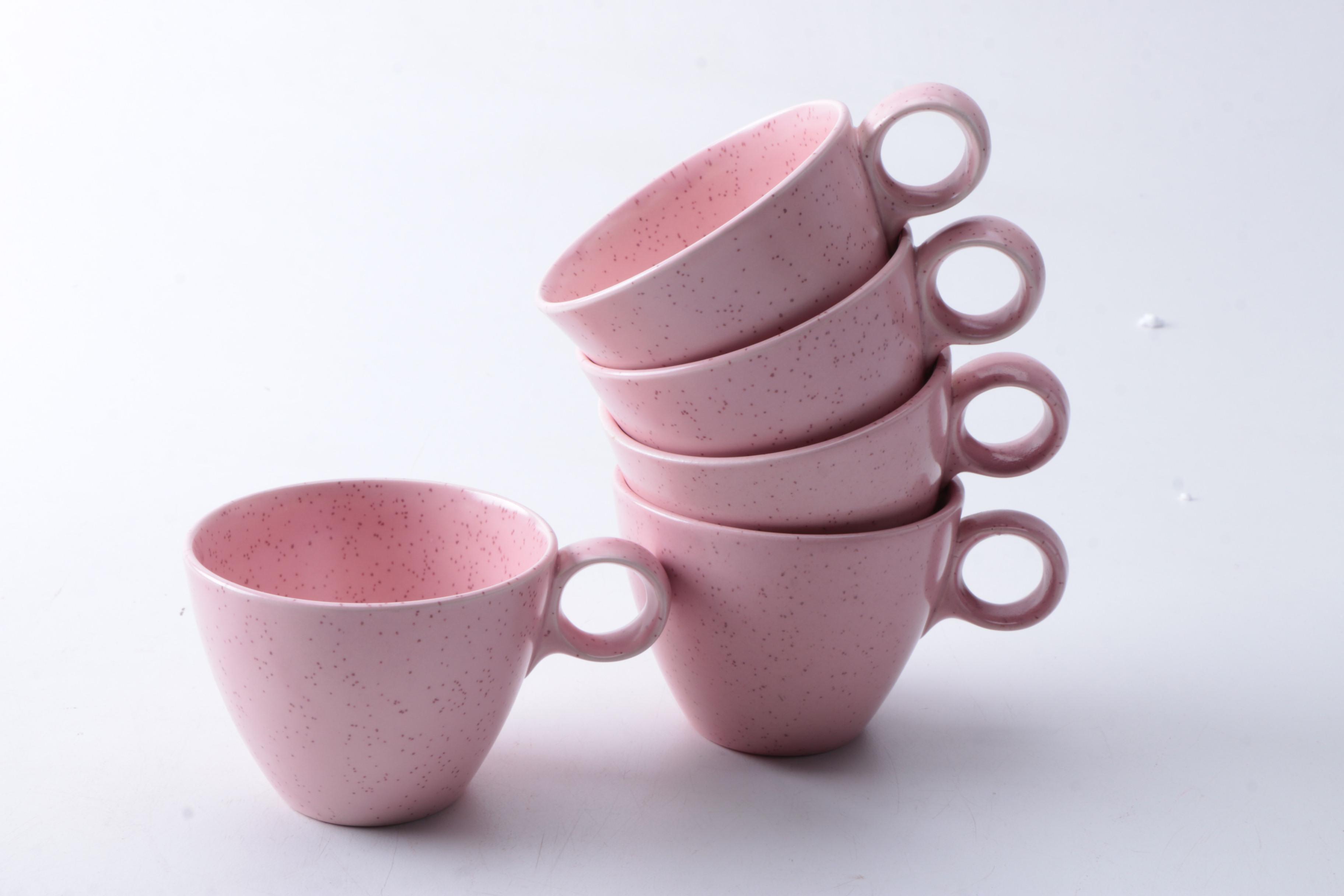Mid Century Vernon's "Tickled Pink" Tableware
