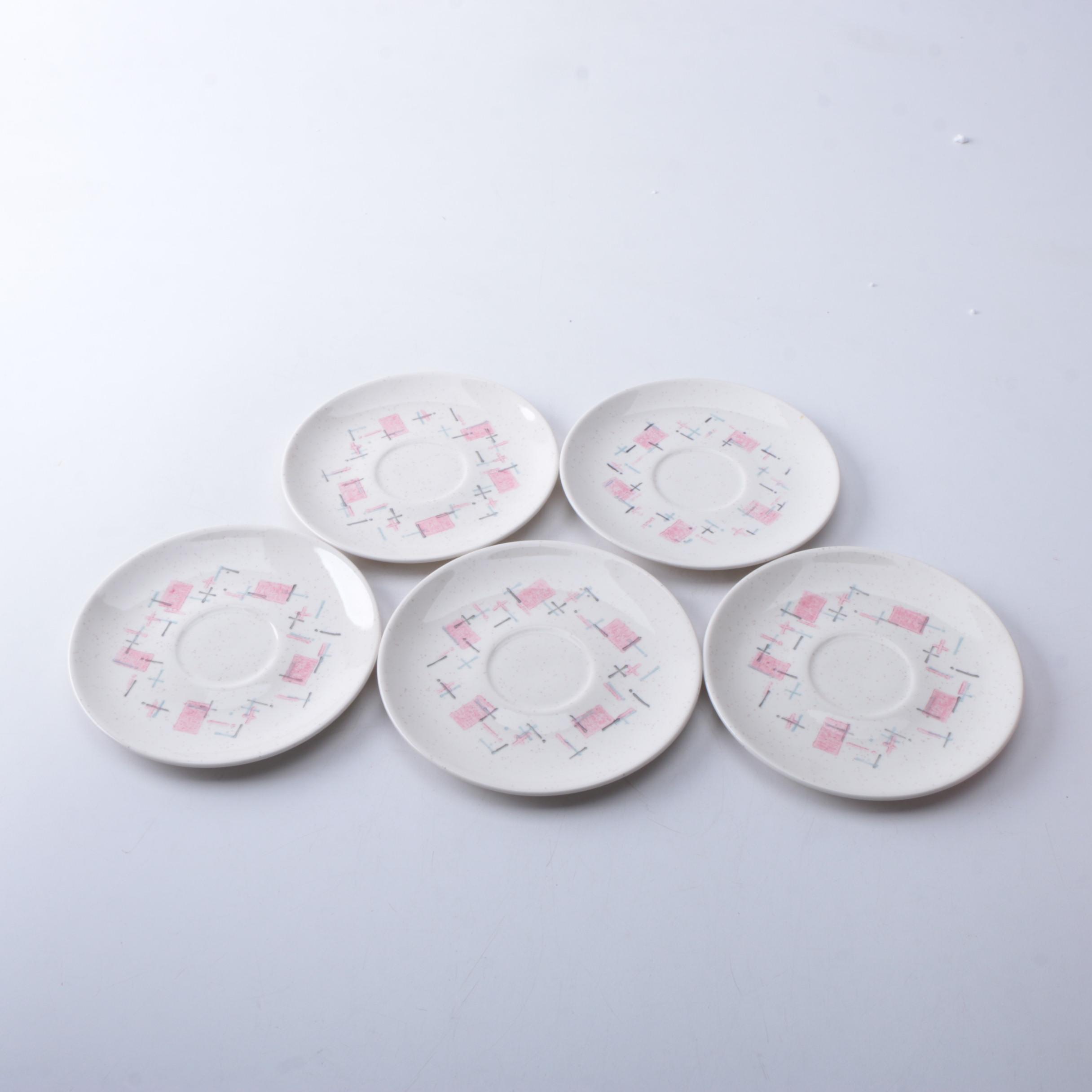 Mid Century Vernon's "Tickled Pink" Tableware