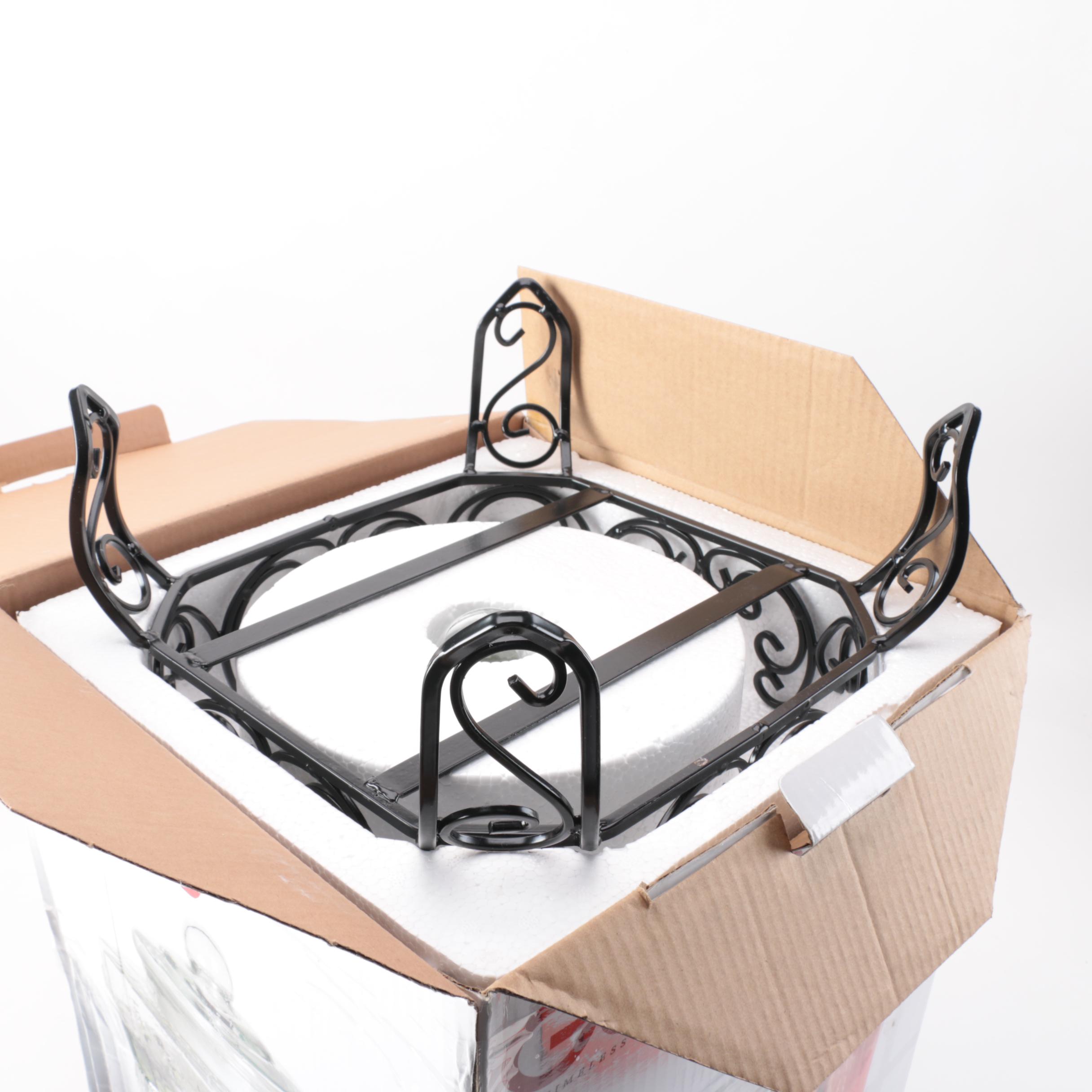 Gallery Glass Beverage Dispenser on Metal Stand