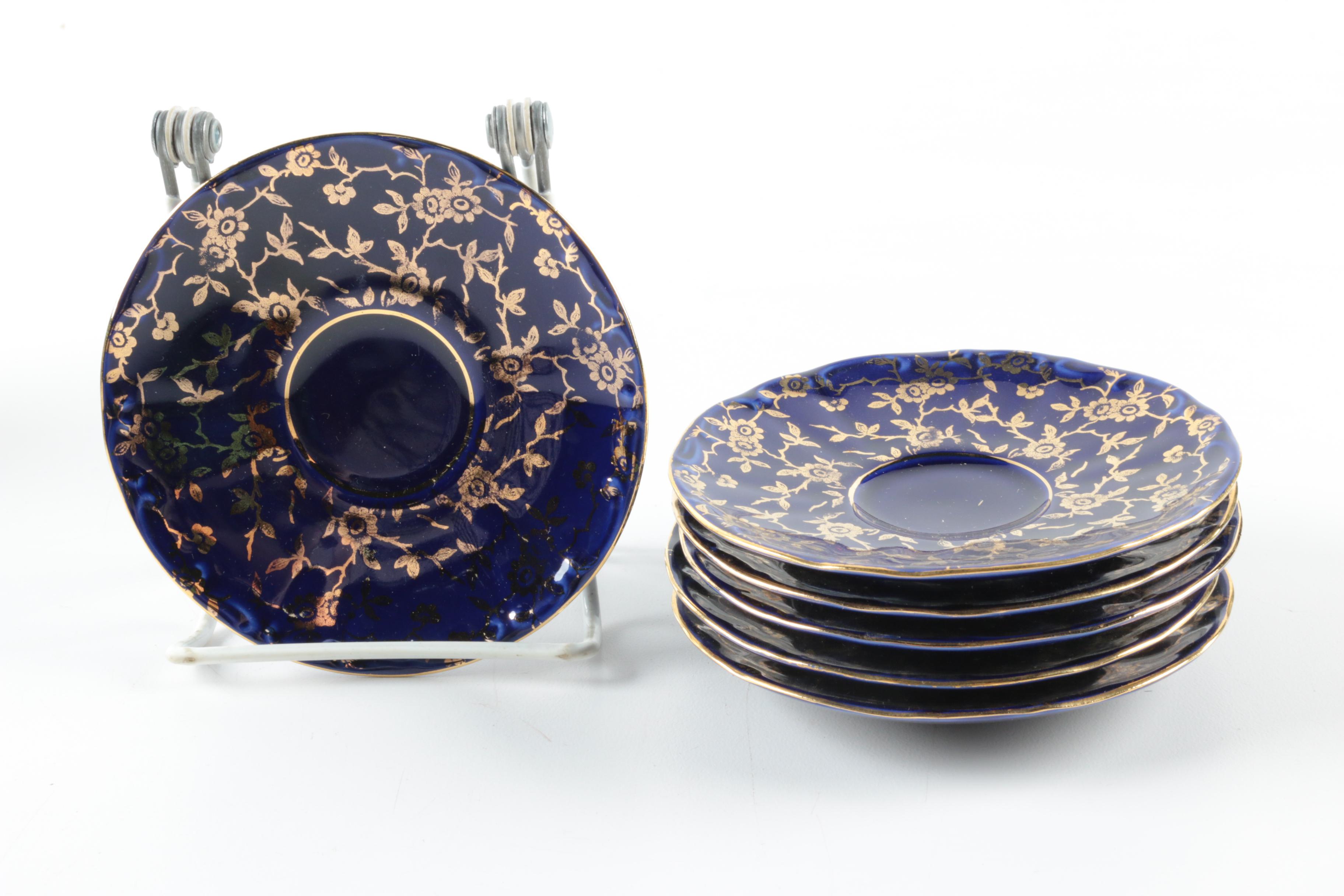 M &K Bavarian Echt Cobalt Coffee Service