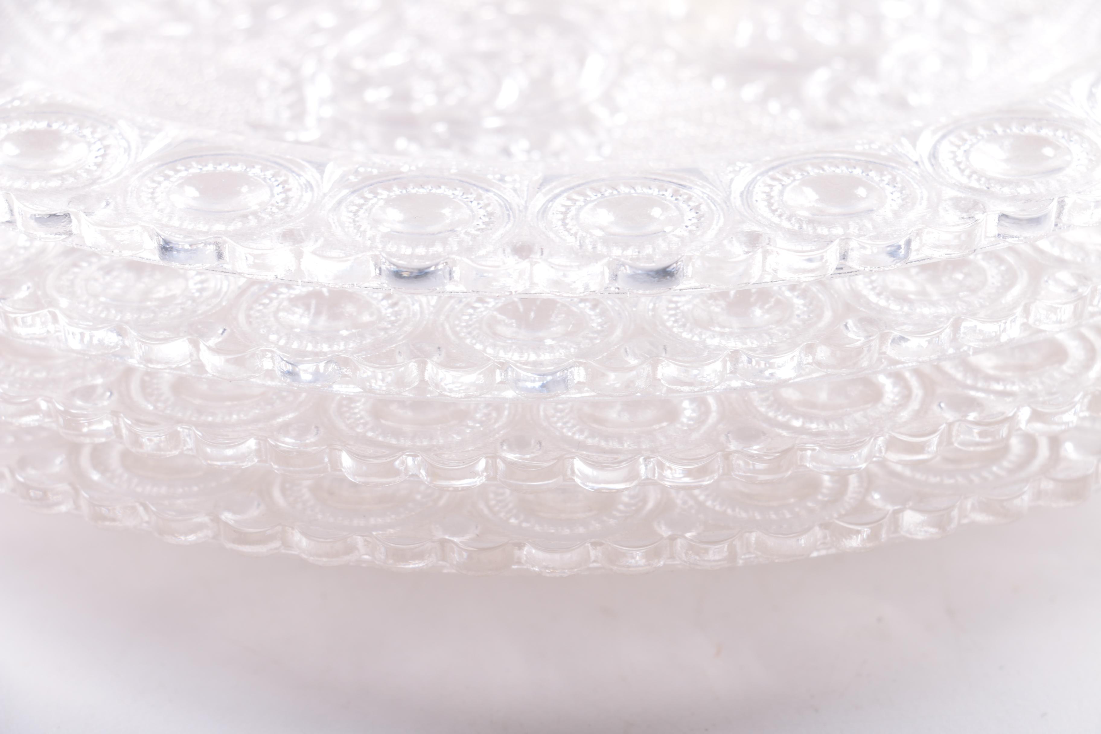 Clear Depression Glass Plates