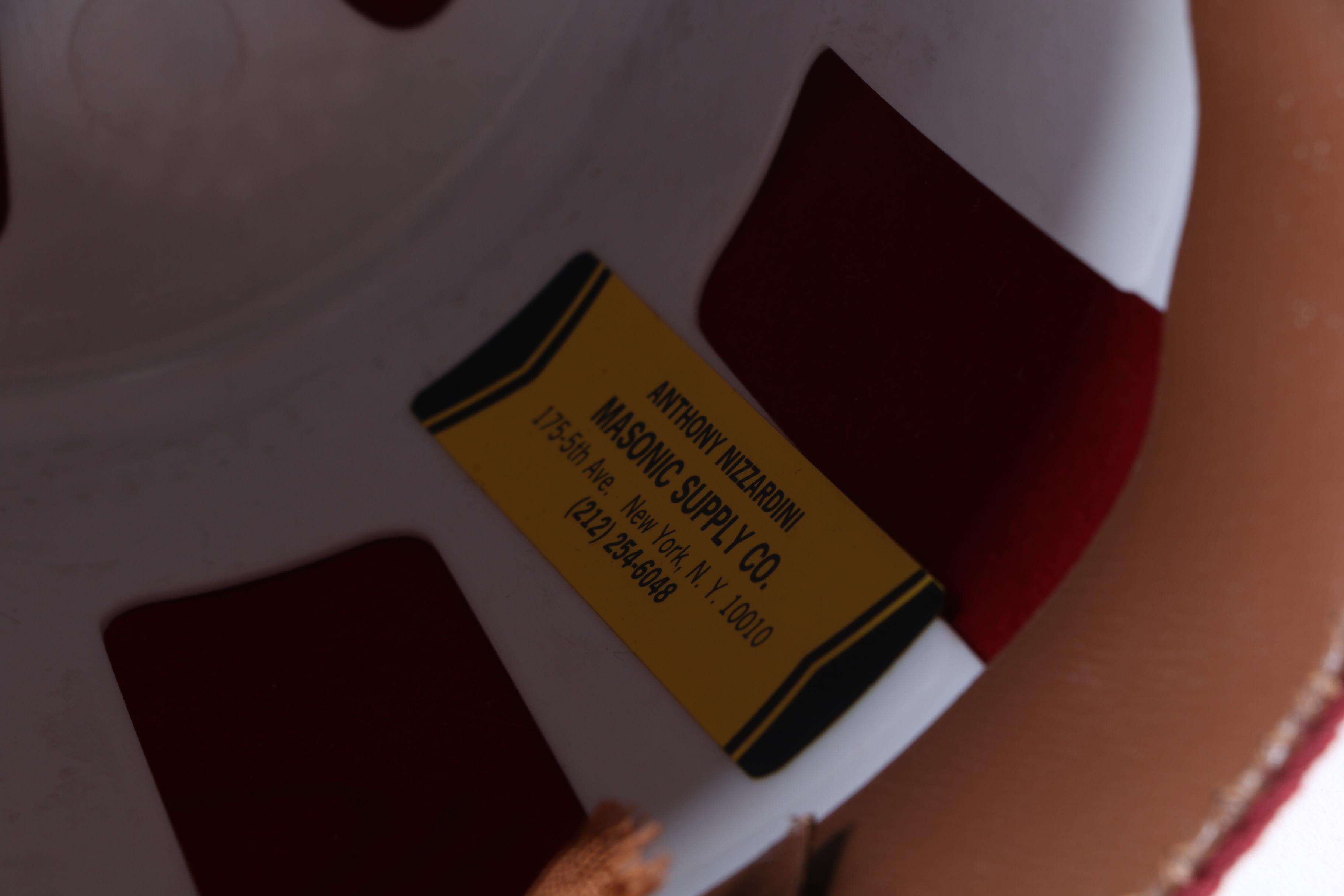 Vintage Anthony Nizzardini Masonic Supply Co. Shriners Fez and Hat Case