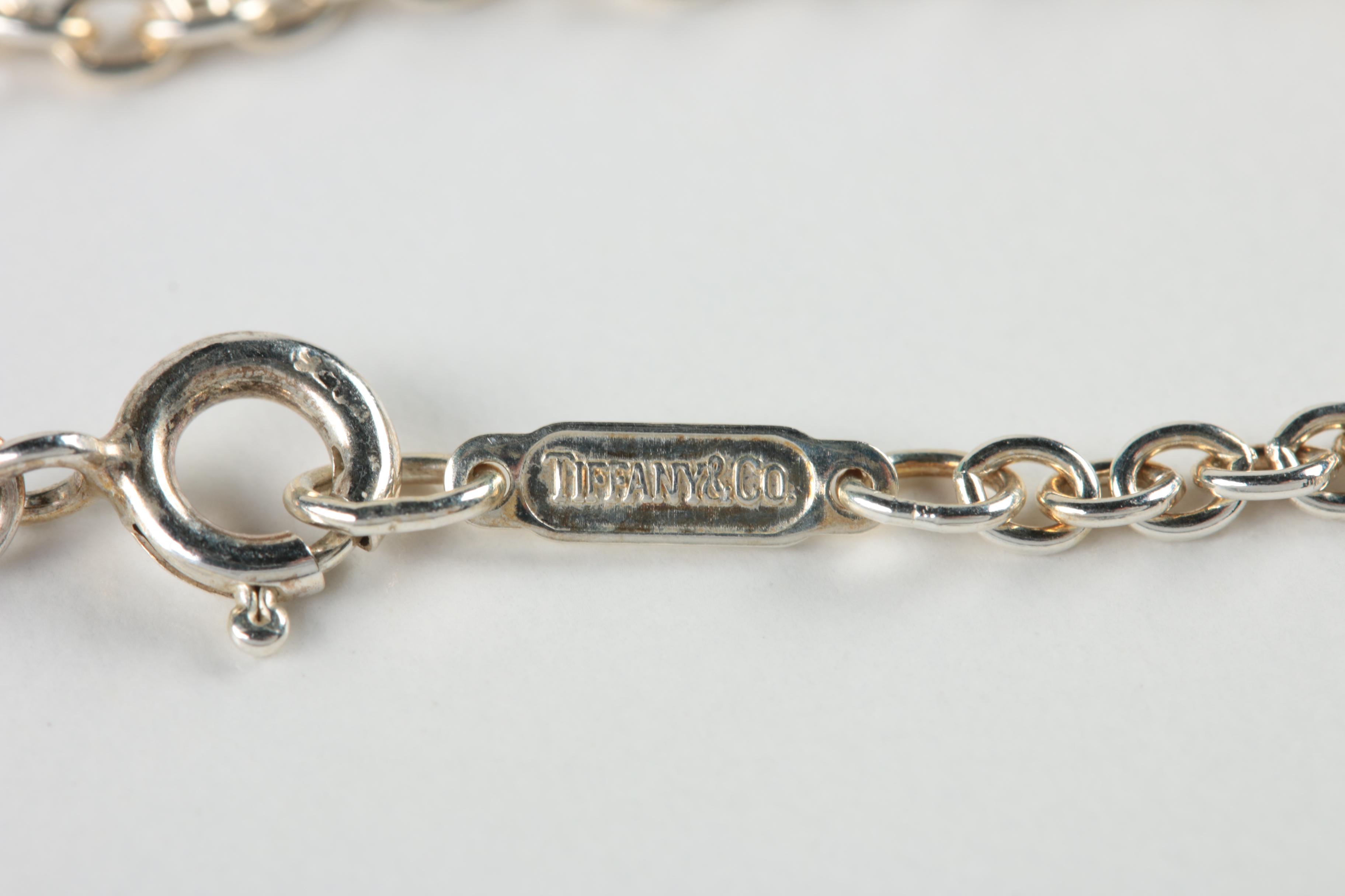 Tiffany and Co. Sterling Silver Magnifying Glass Necklace