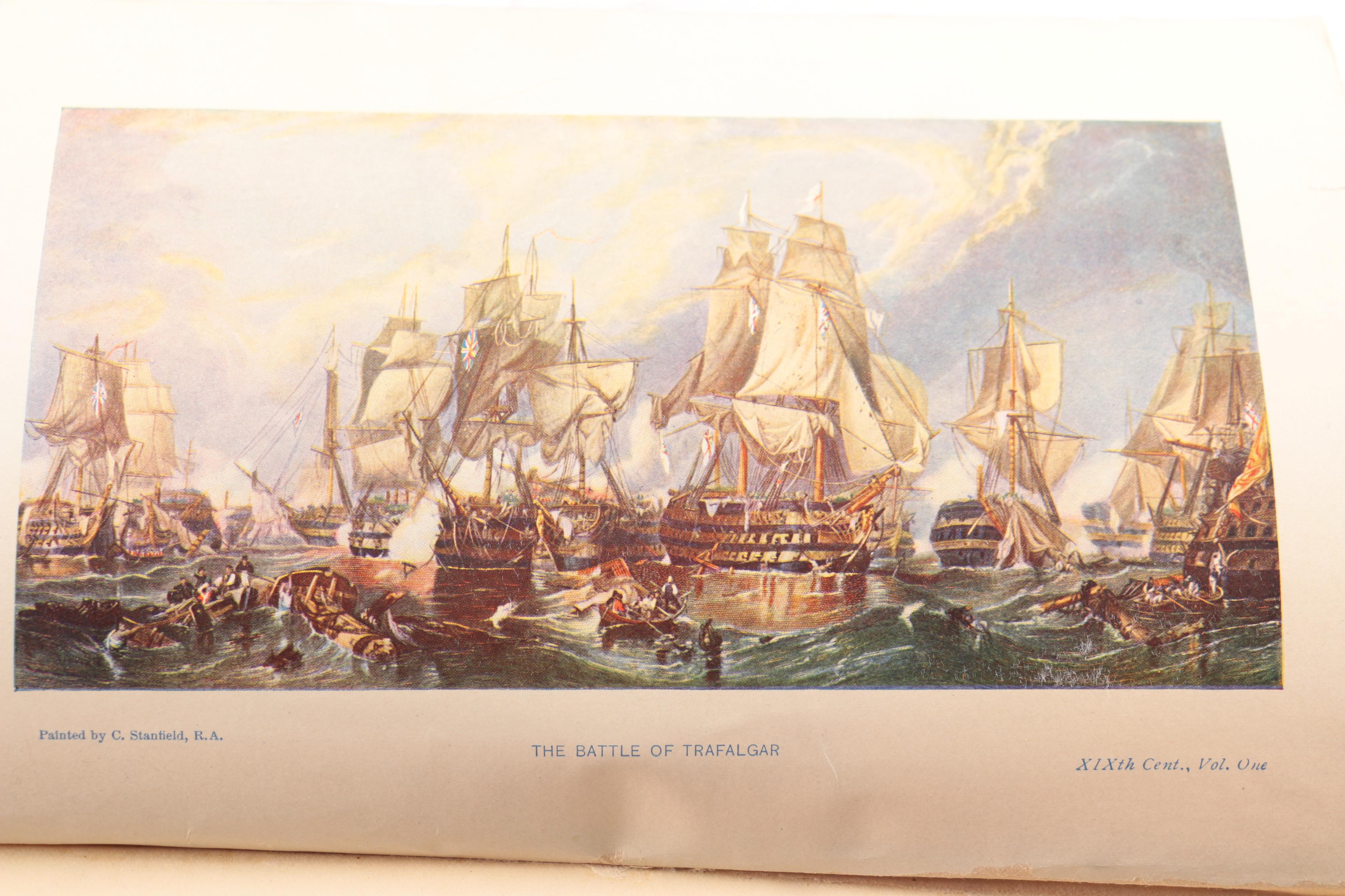 1901 Volume One "A History of the Nineteenth Century" by Edwin Emerson, Jr.