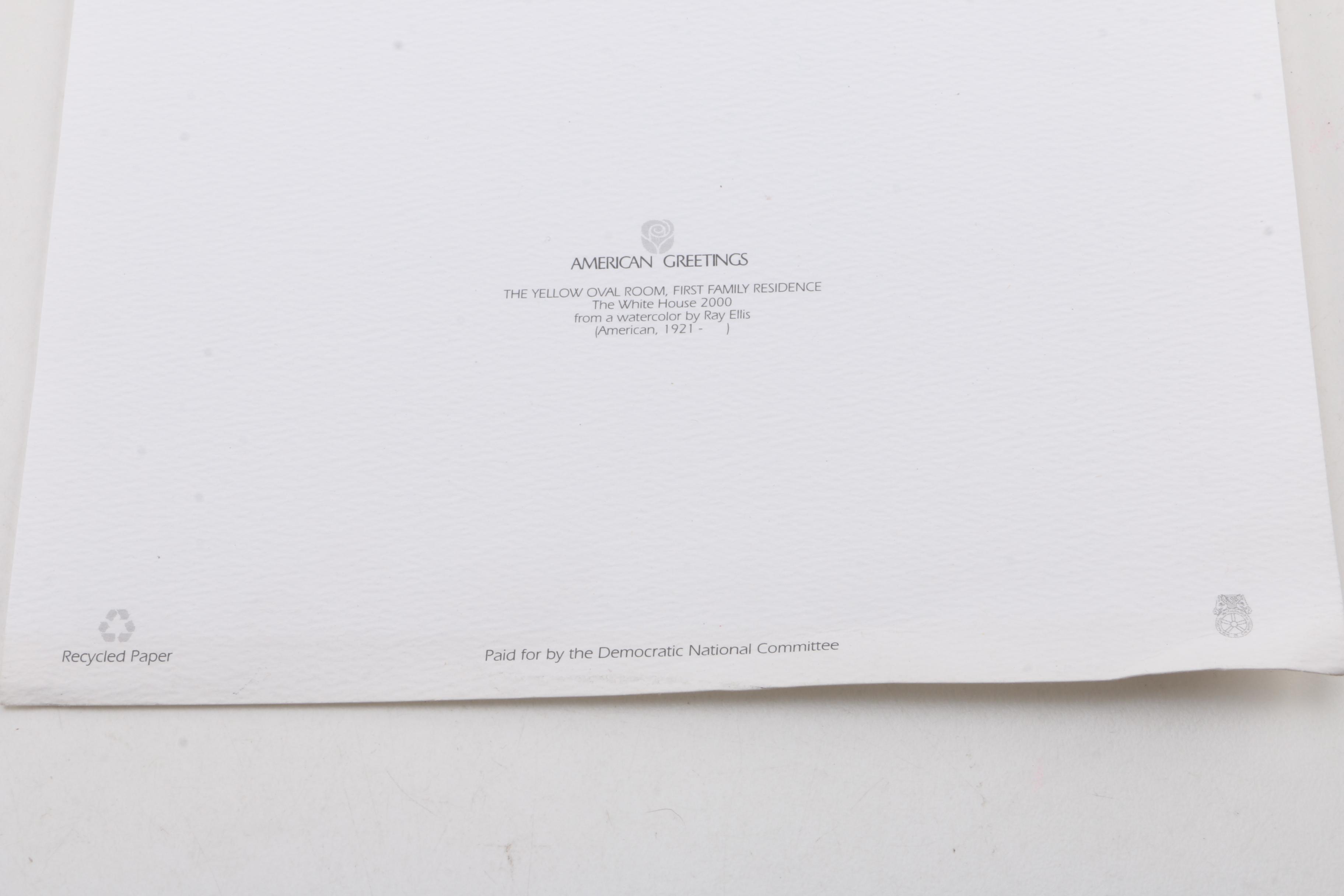 Clinton Presidency White House Christmas Cards