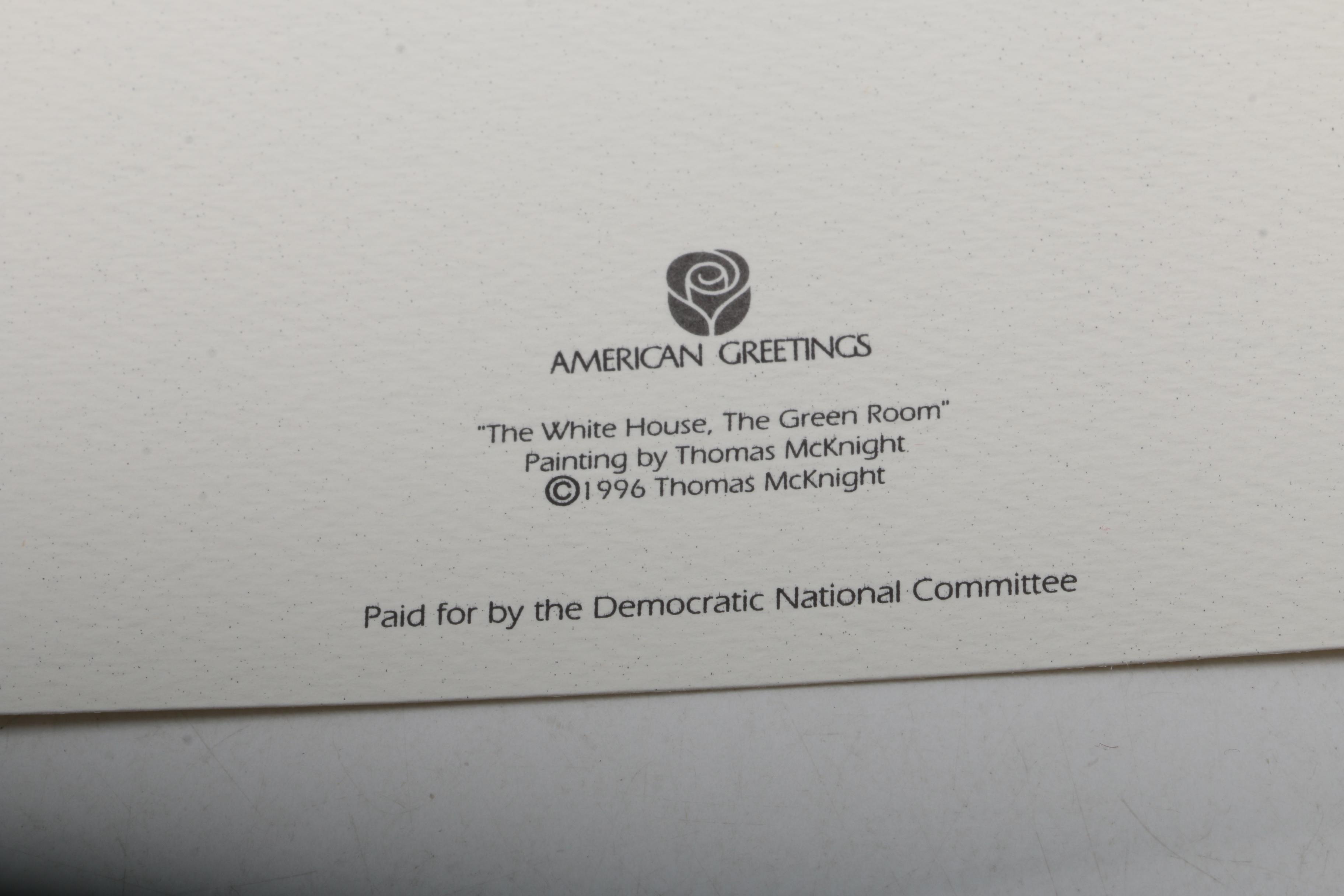 Clinton Presidency White House Christmas Cards