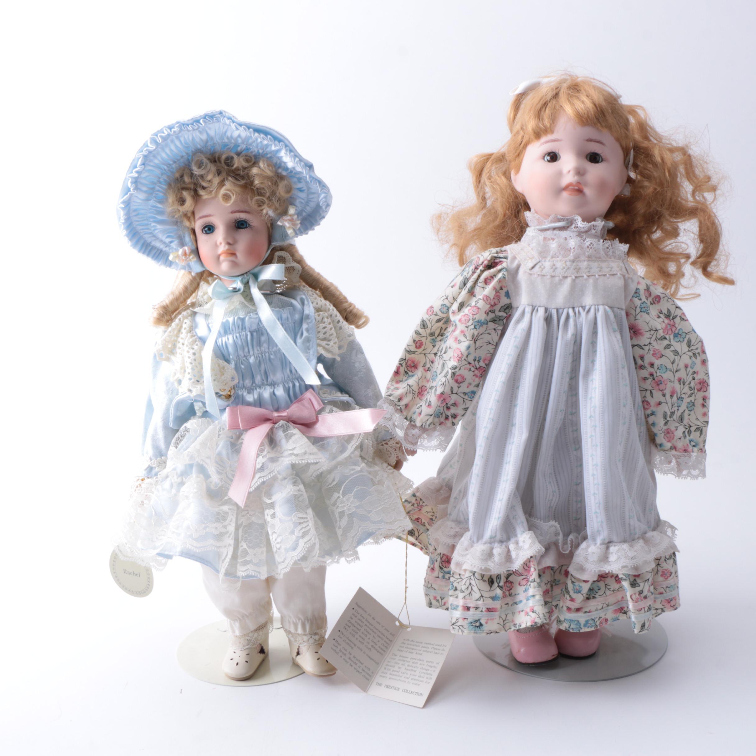 Kingstate The Prestige Collection "Rachel" and Vintage Porcelain Doll