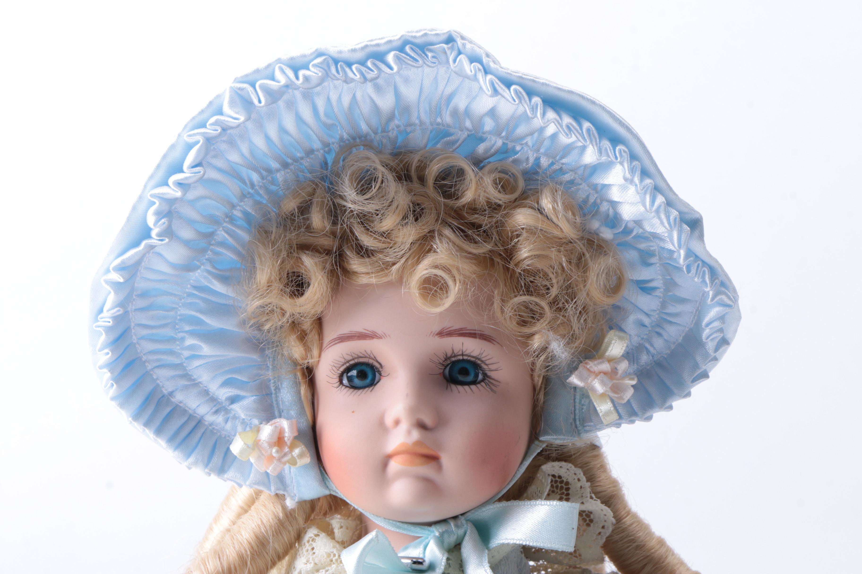 Kingstate The Prestige Collection "Rachel" and Vintage Porcelain Doll