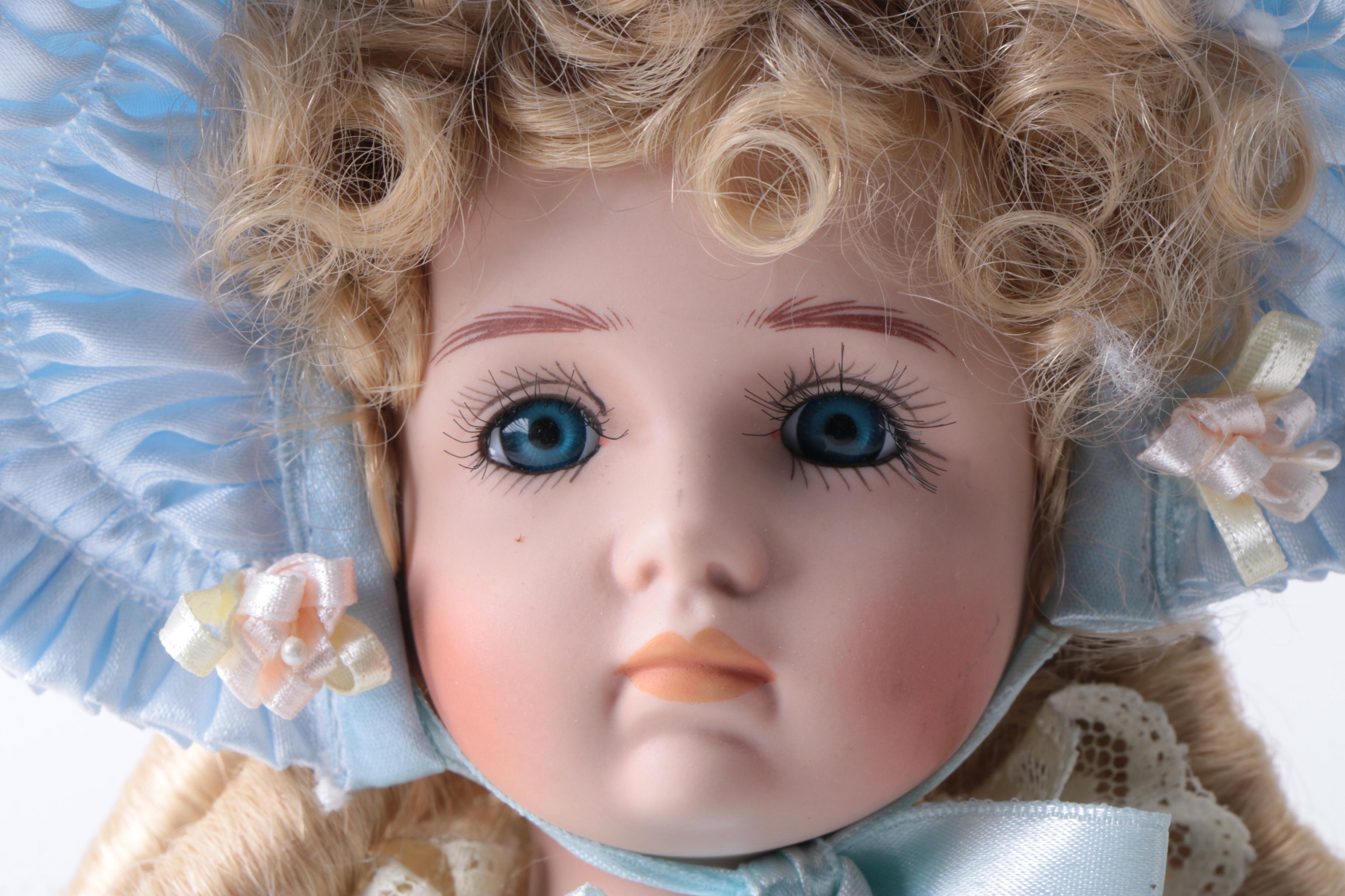 Kingstate The Prestige Collection "Rachel" and Vintage Porcelain Doll