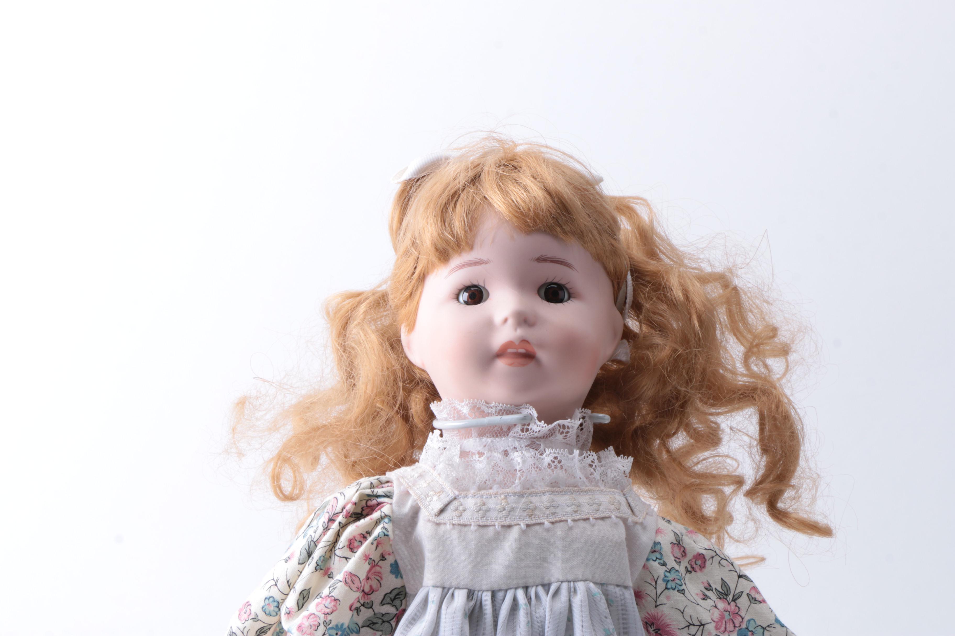 Kingstate The Prestige Collection "Rachel" and Vintage Porcelain Doll