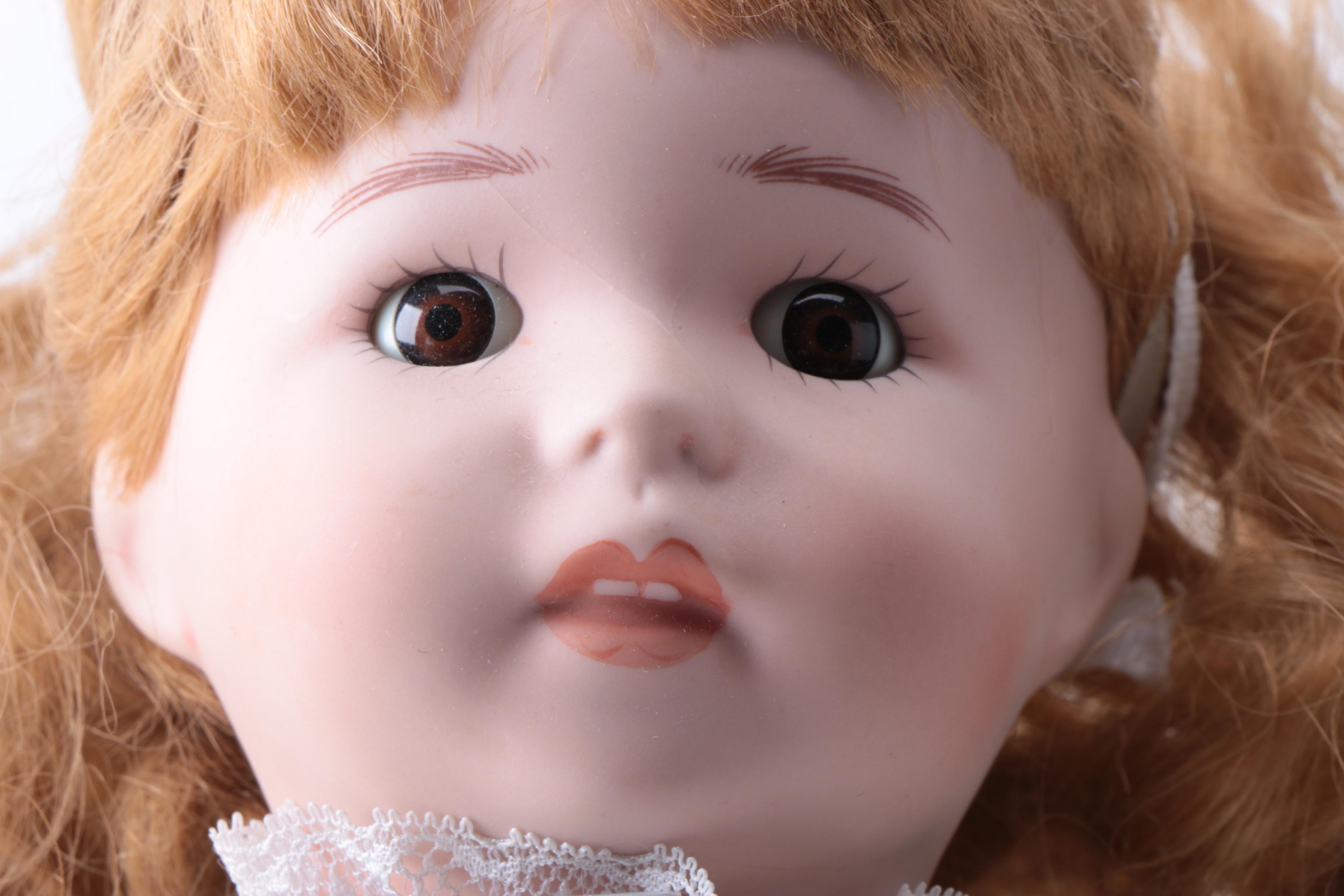 Kingstate The Prestige Collection "Rachel" and Vintage Porcelain Doll