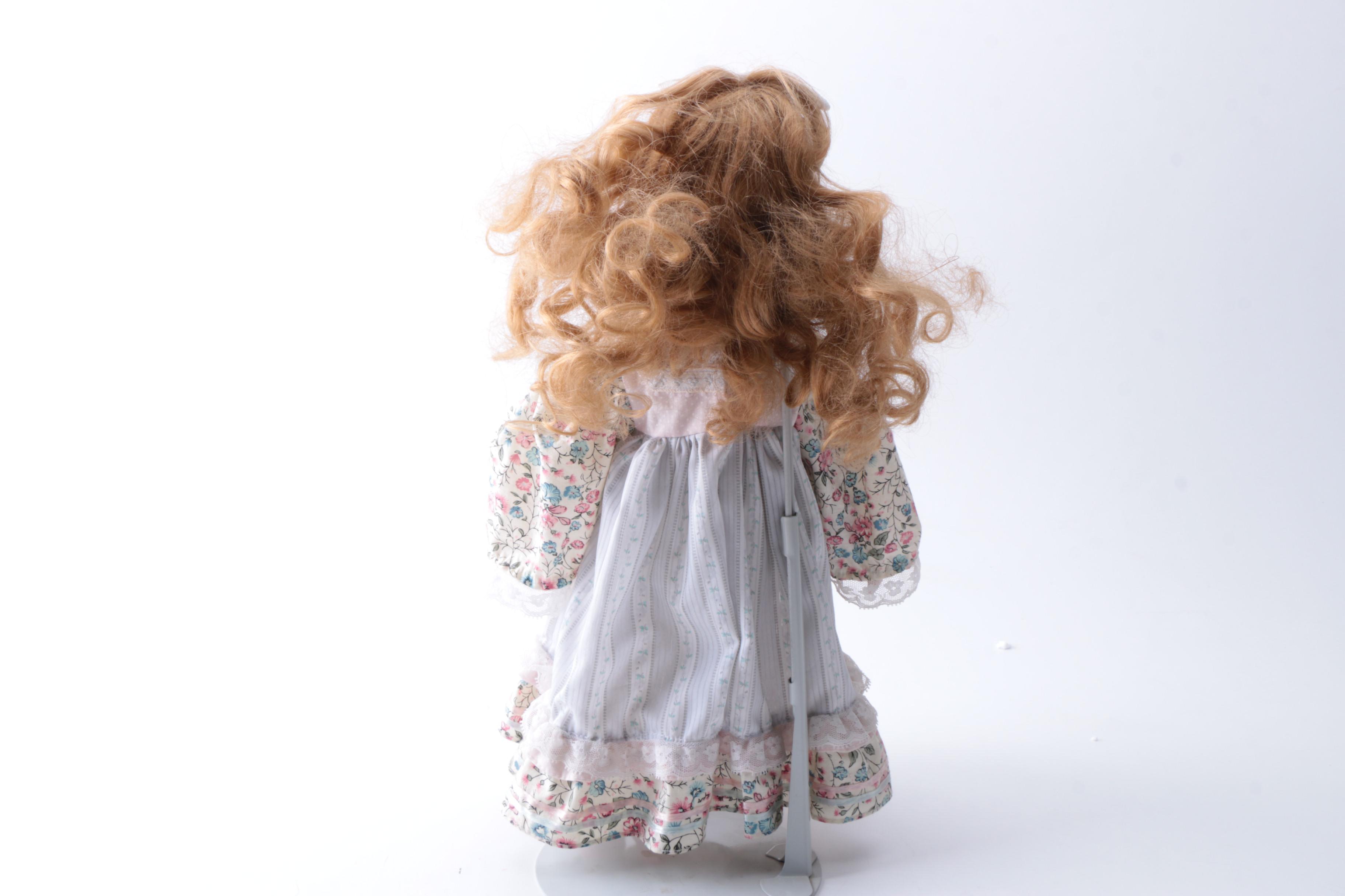 Kingstate The Prestige Collection "Rachel" and Vintage Porcelain Doll