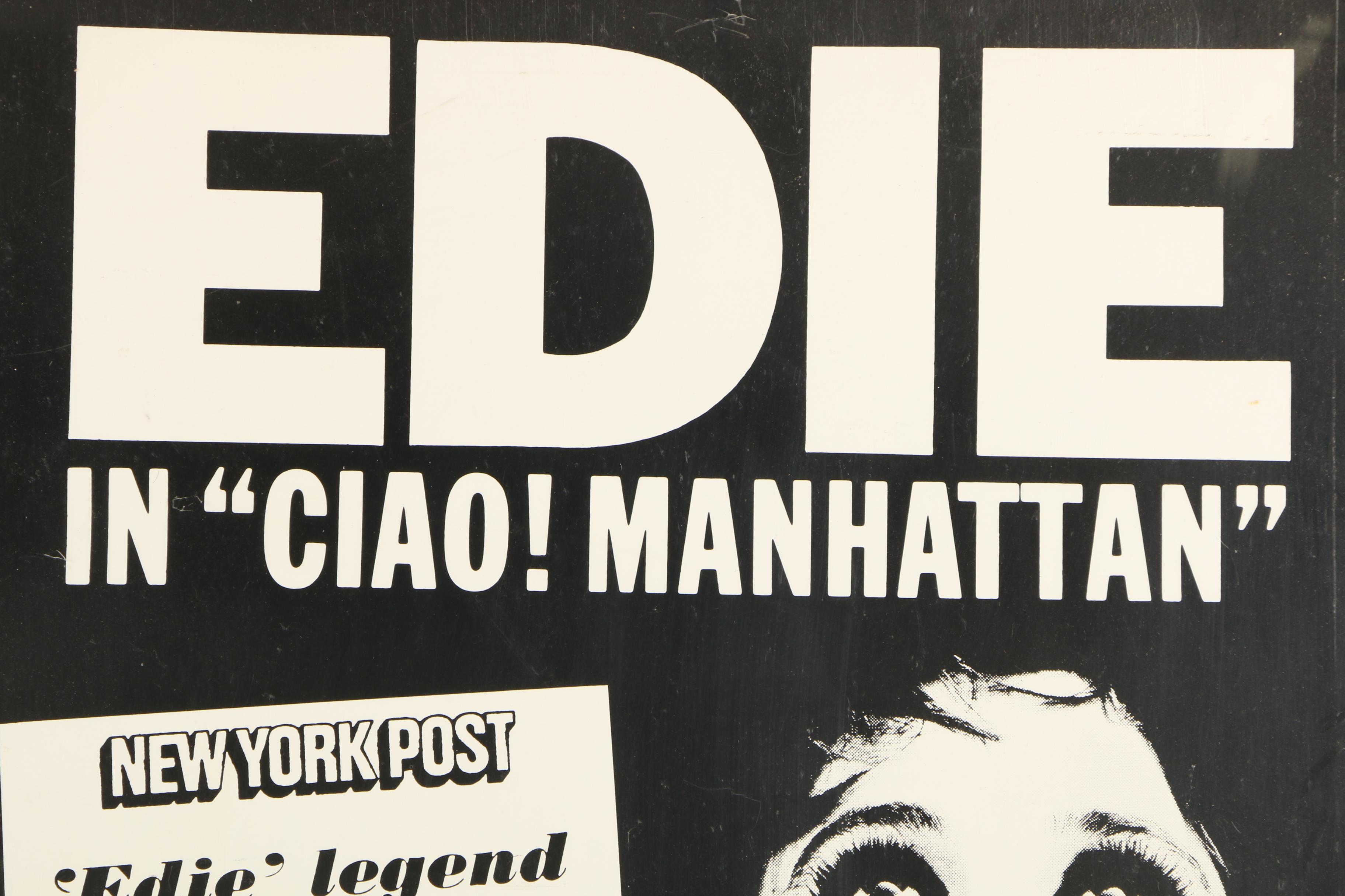 Halftone Film Poster for "Ciao! Manhattan"