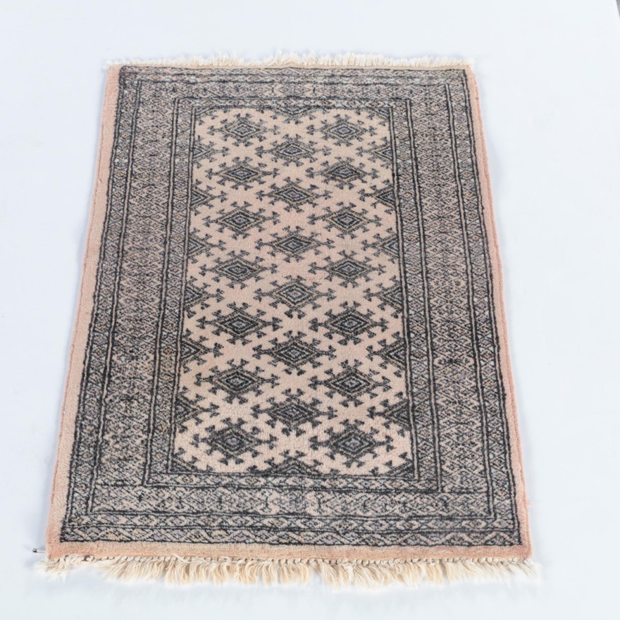 Hand-Knotted Pakistani Wool Accent Rug by Ikea