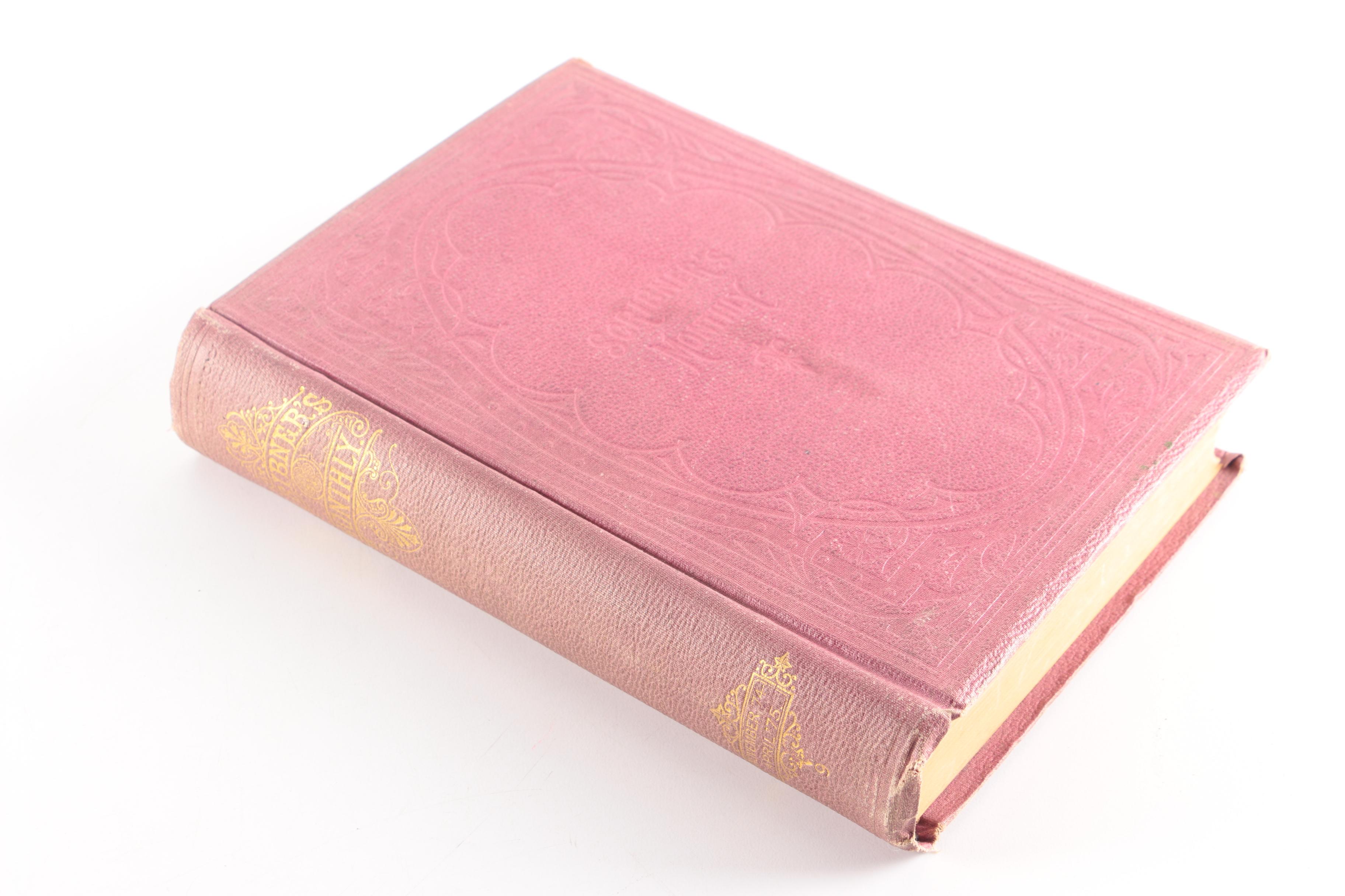 1874-1875 "Scribner's Monthly" Illustrated Magazine Book