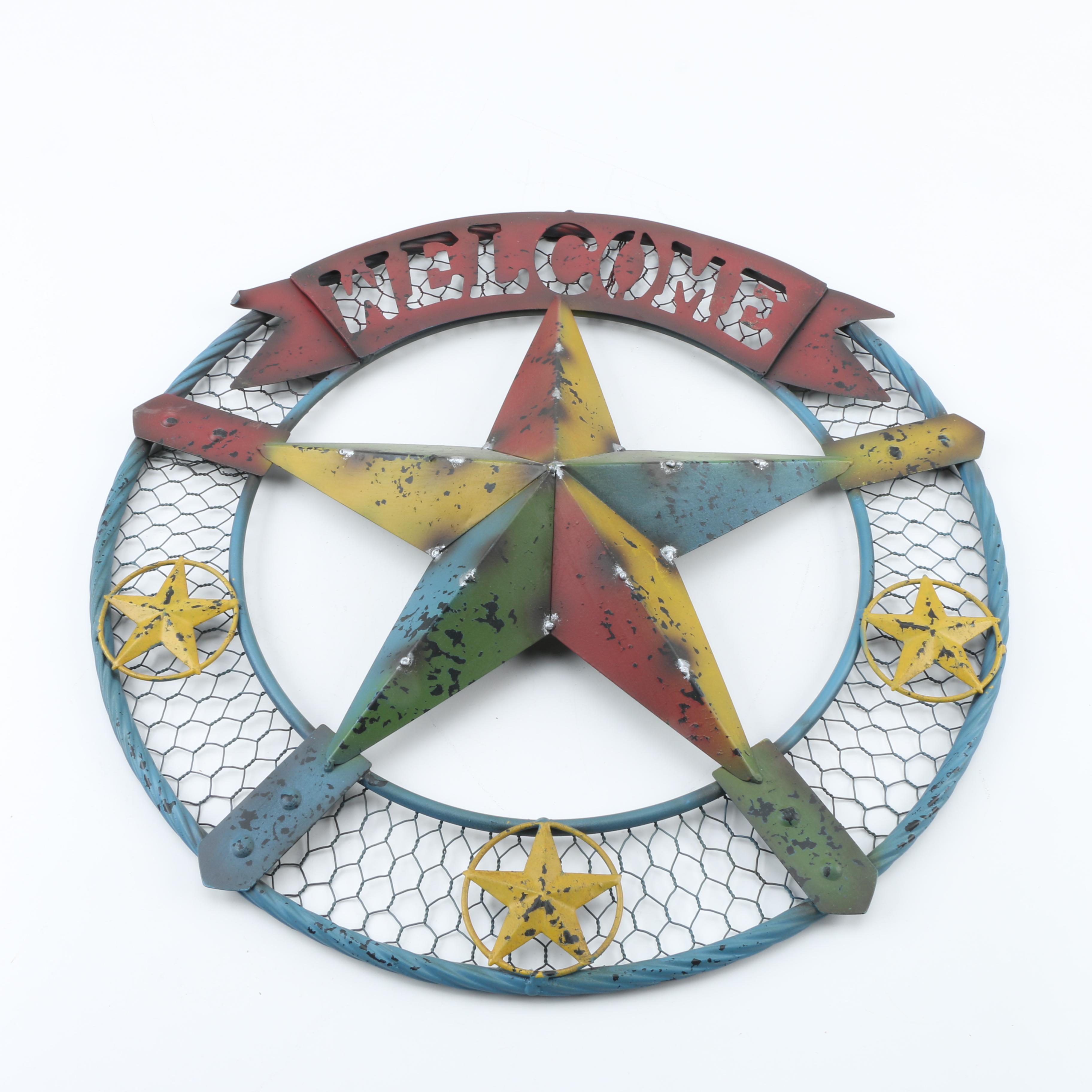 Metal Star Wall Hanging