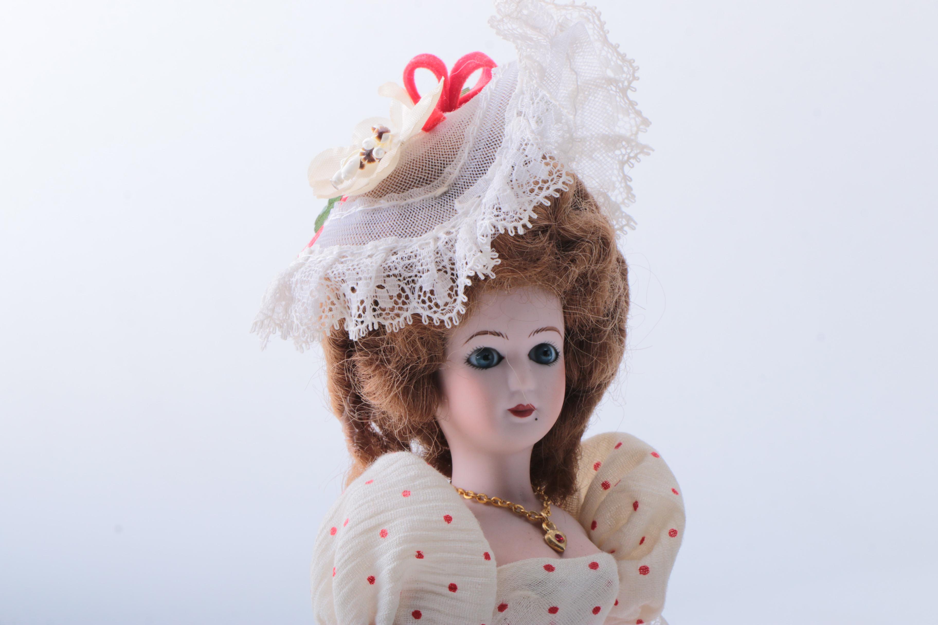 Gorham "Valentine's Ladies" Porcelain Dolls by Pamella Valentine