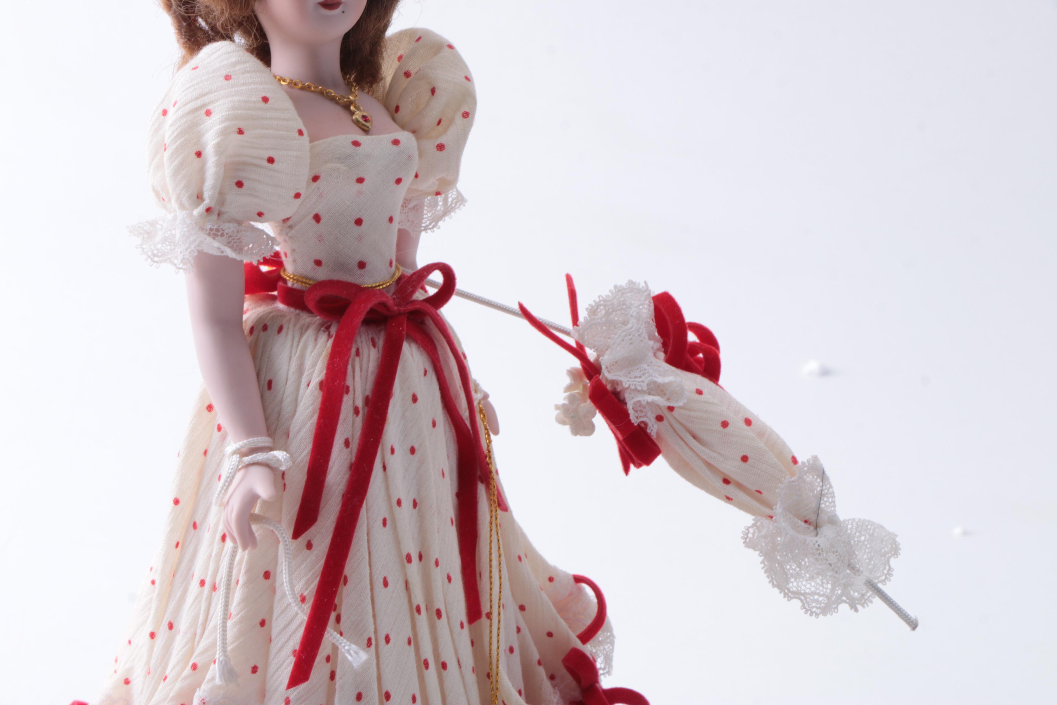 Gorham "Valentine's Ladies" Porcelain Dolls by Pamella Valentine