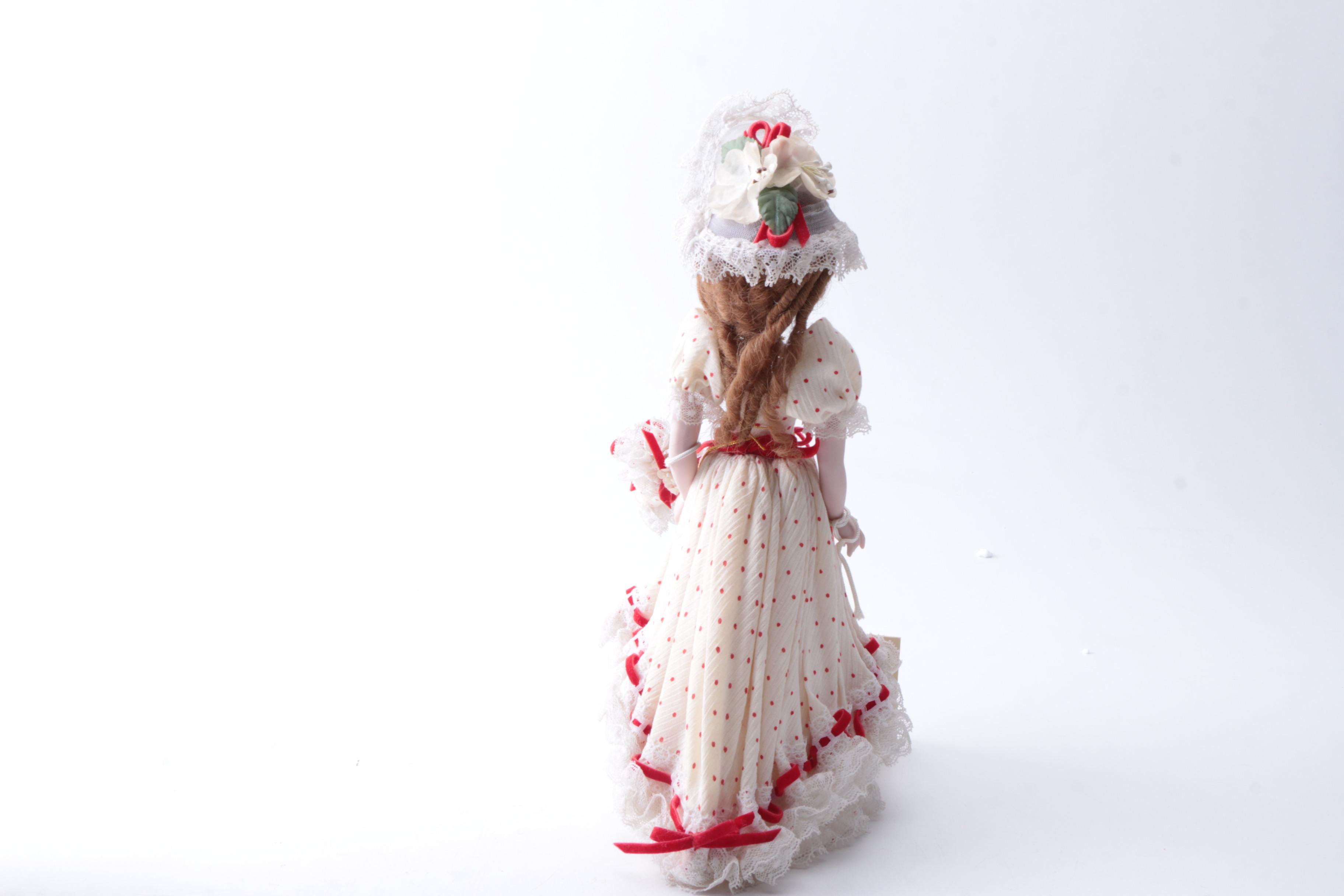 Gorham "Valentine's Ladies" Porcelain Dolls by Pamella Valentine