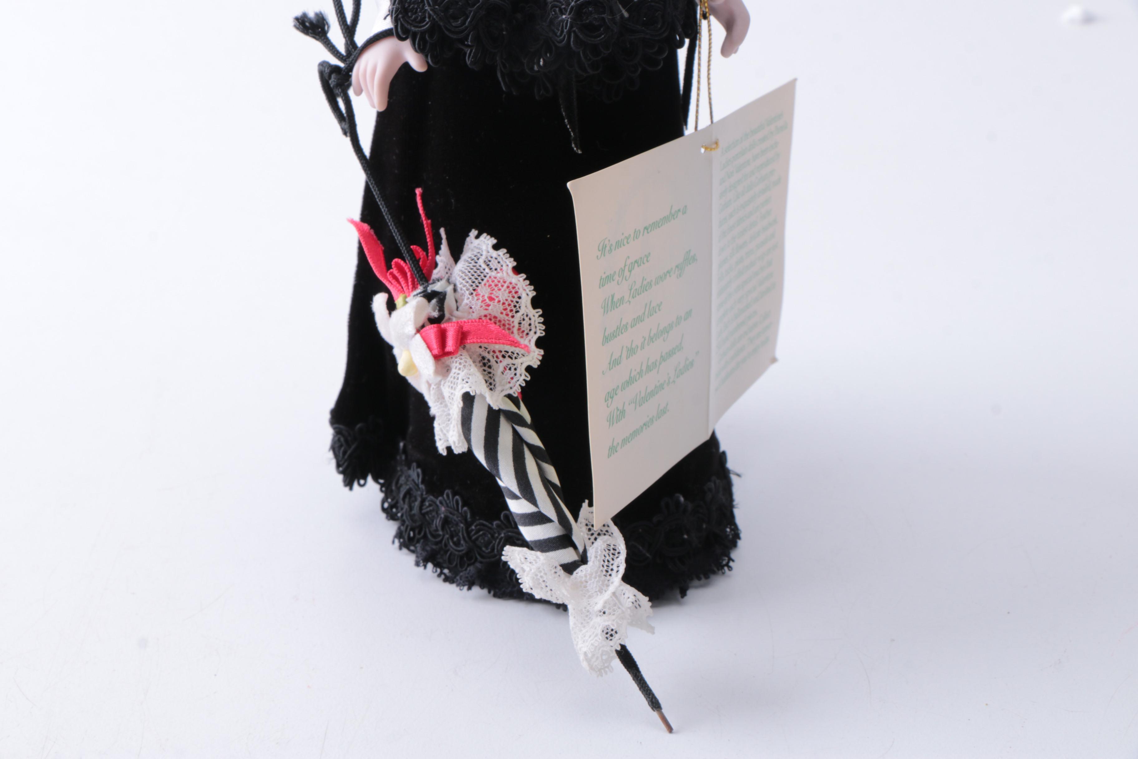 Gorham "Valentine's Ladies" Porcelain Dolls by Pamella Valentine