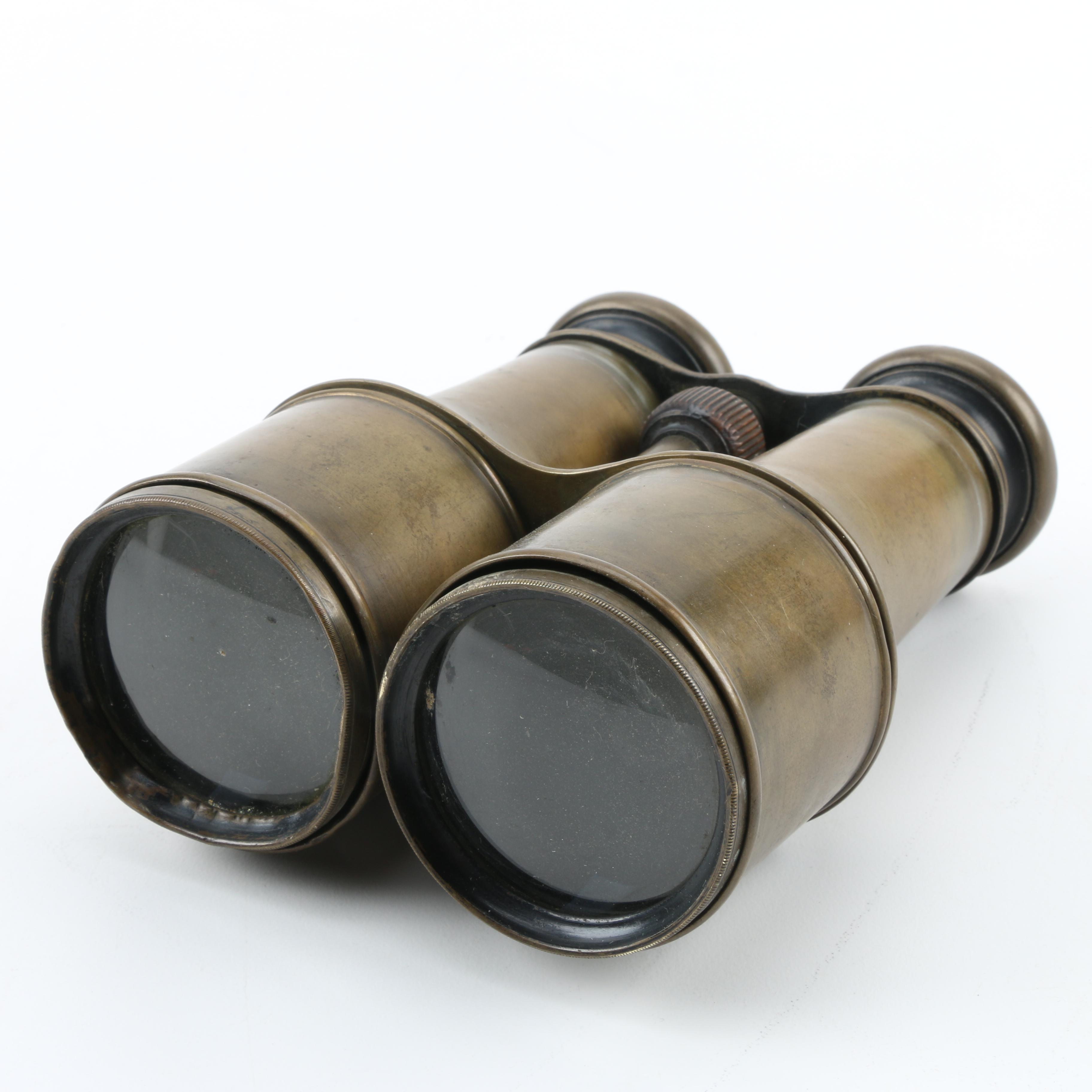 Vintage Chevalier Opticien Paris Binoculars