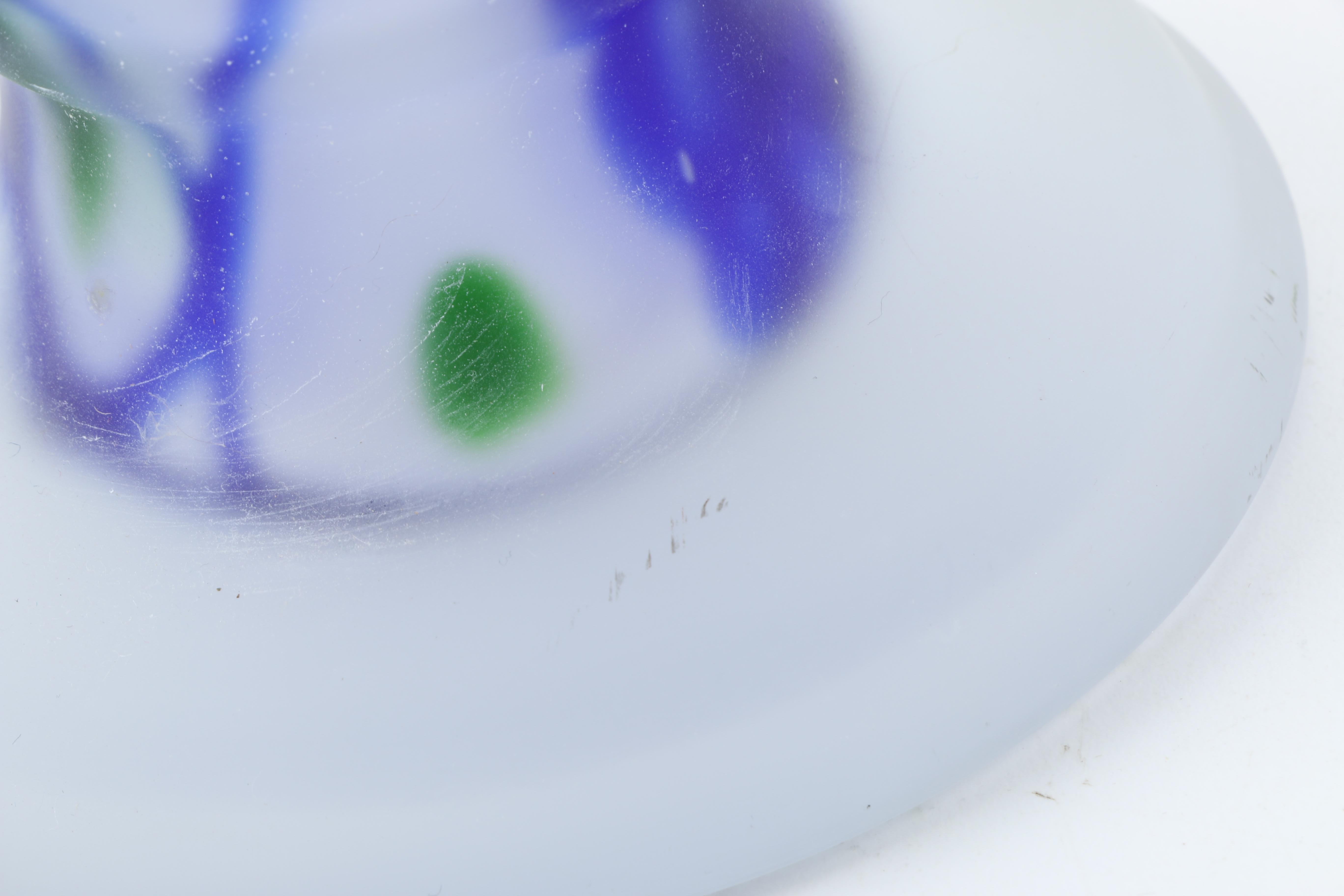 Cavalier Frosted Art Glass Vase