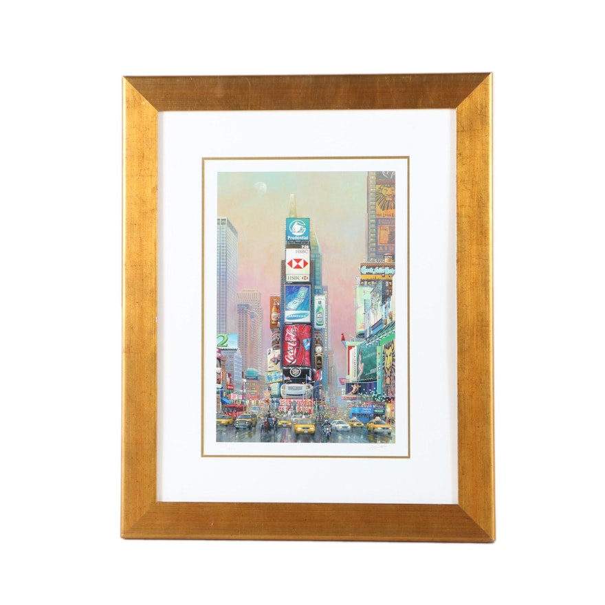 Alexander Chen Limited Edition Offset Lithograph "2 Times Square - North"