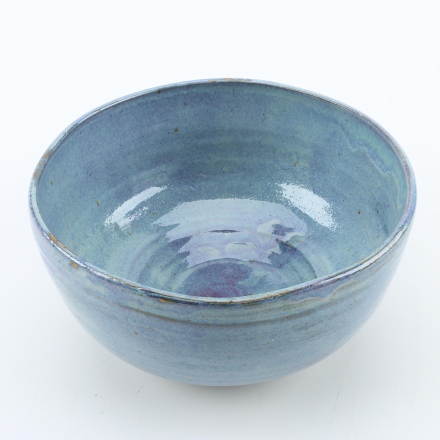 Chris Fiedler Hand Thrown Stoneware Bowl