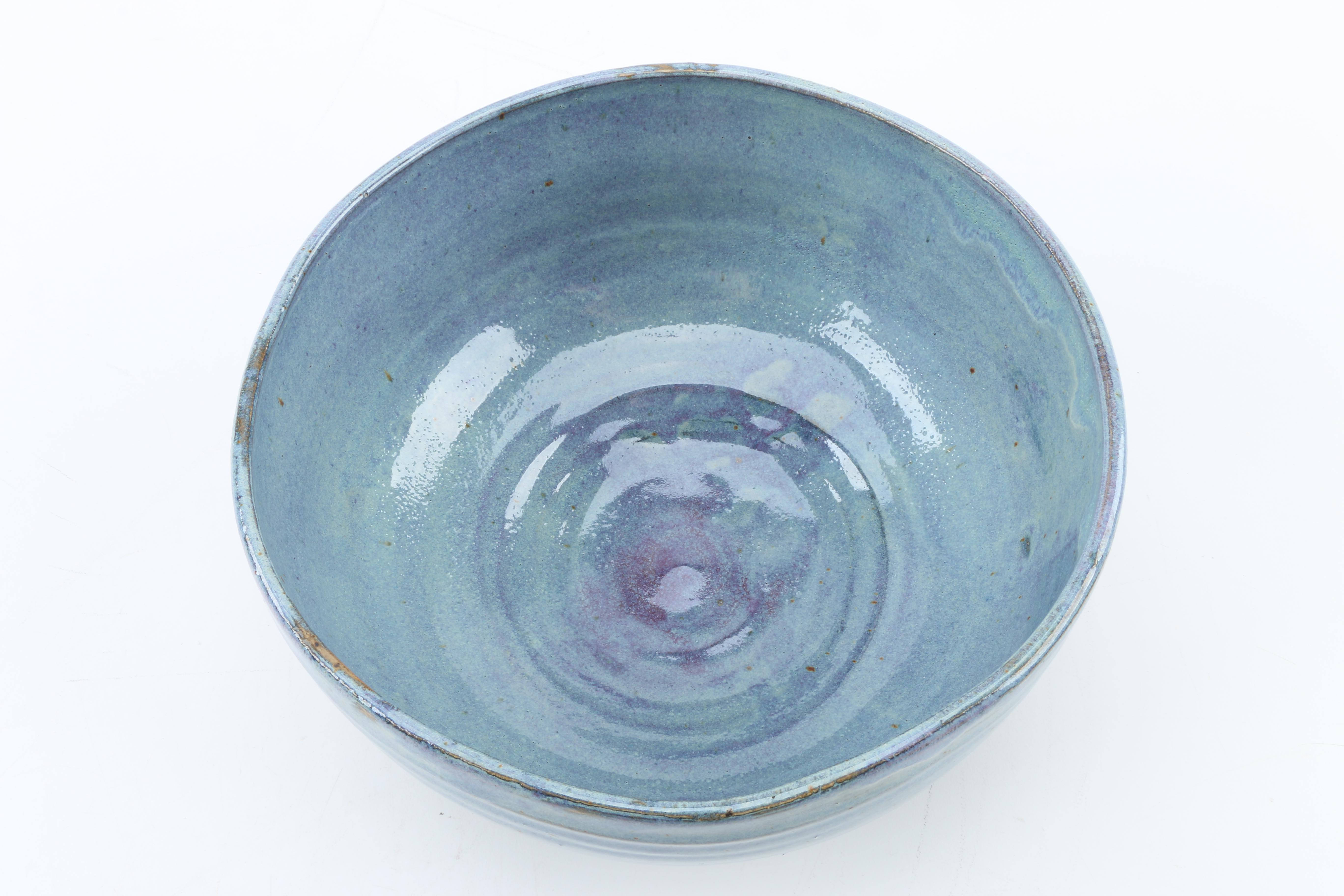 Chris Fiedler Hand Thrown Stoneware Bowl