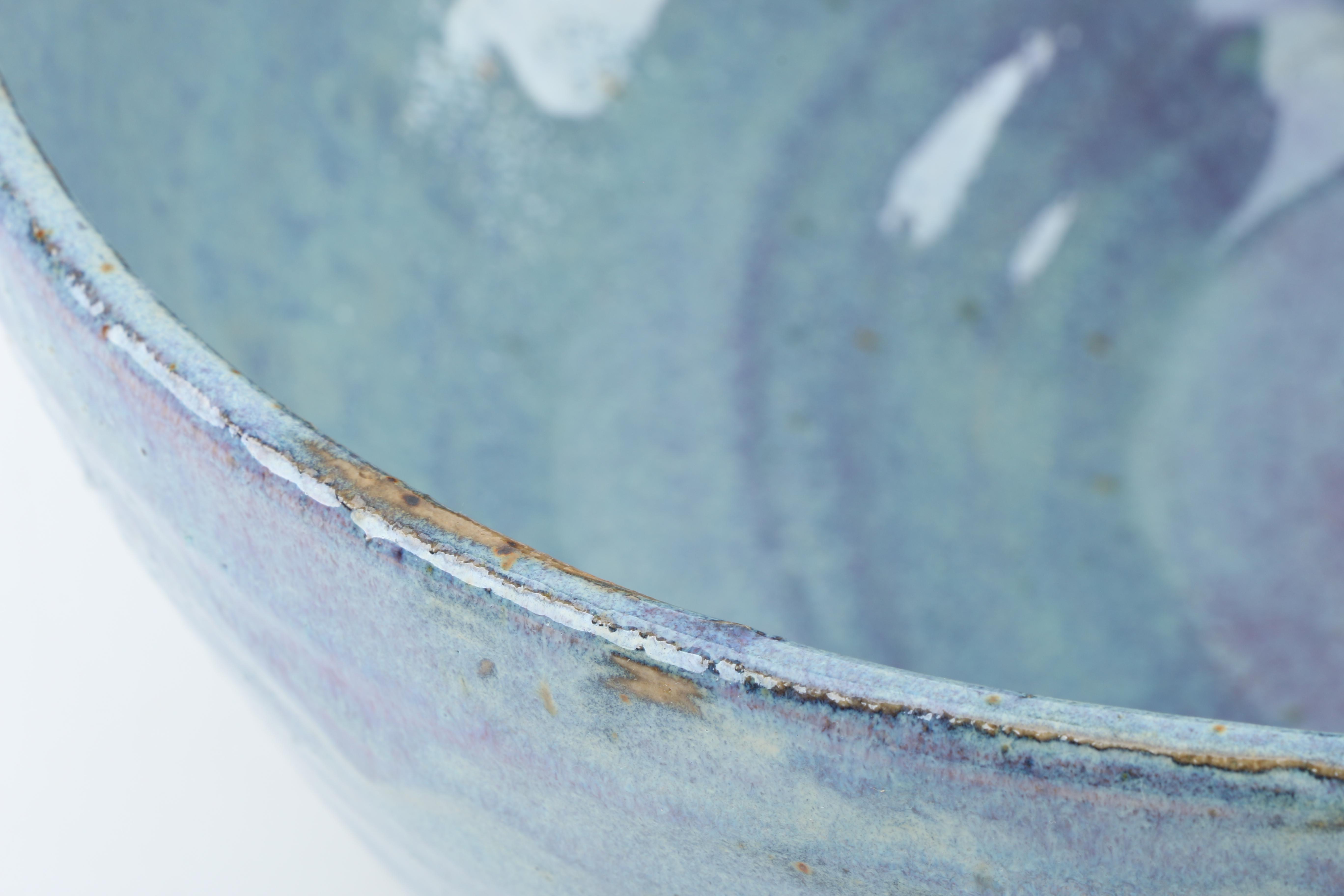 Chris Fiedler Hand Thrown Stoneware Bowl