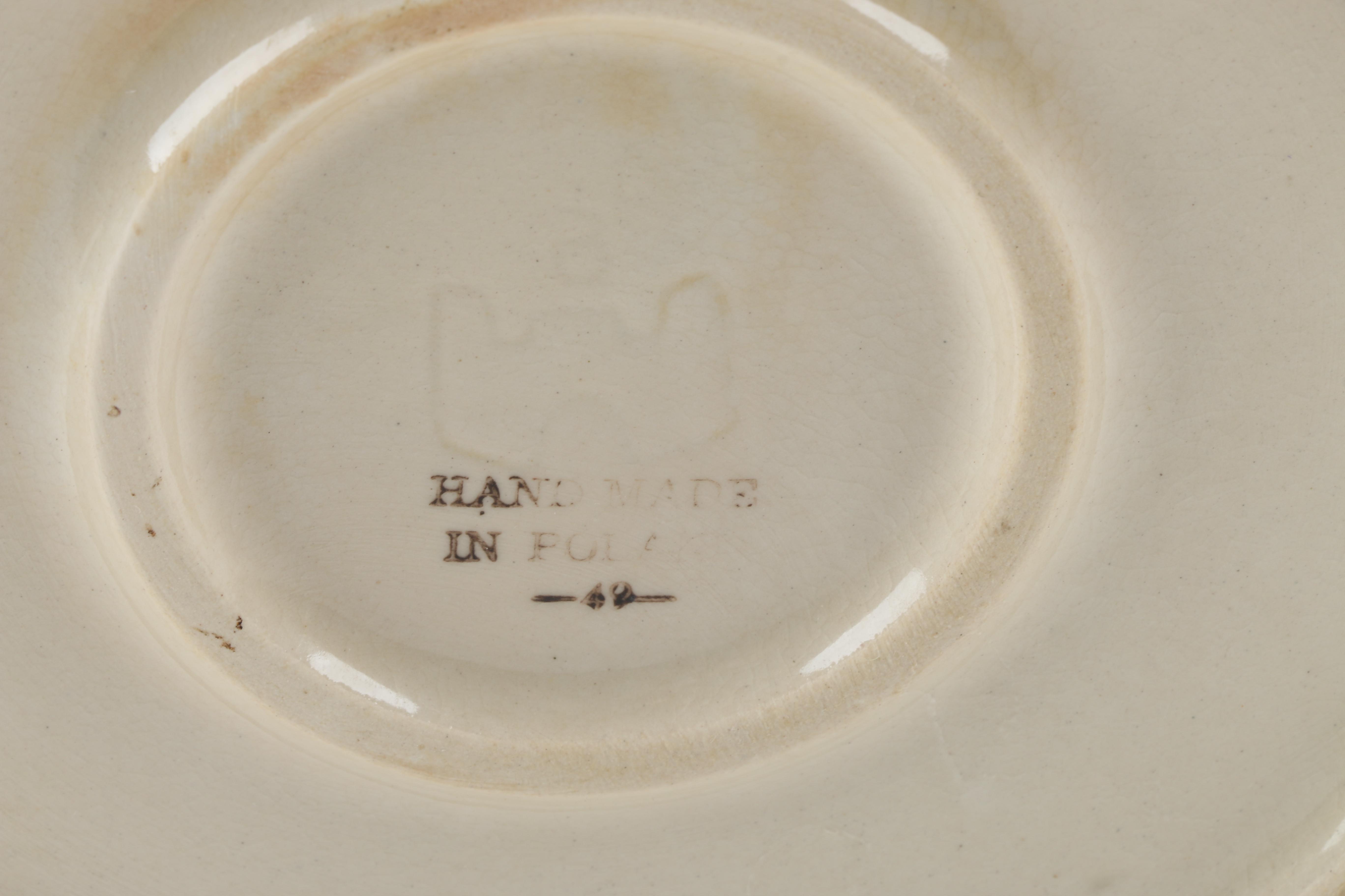 Boleslawiec "Eyespot" Polish Stoneware Canister With Lid