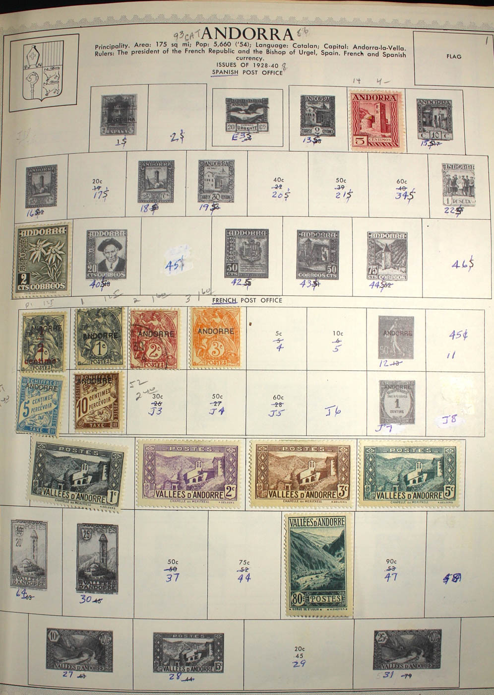 Group of Foreign Stamps from Algeria - Brazil Presented in a Minkus Stamp Album