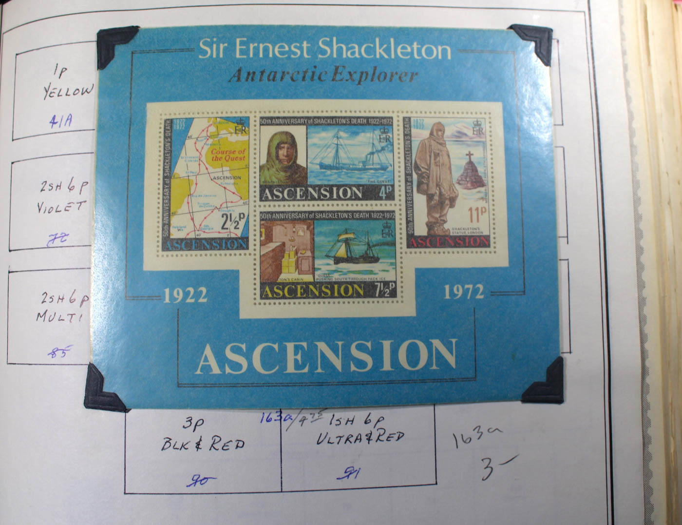 Group of Foreign Stamps from Algeria - Brazil Presented in a Minkus Stamp Album