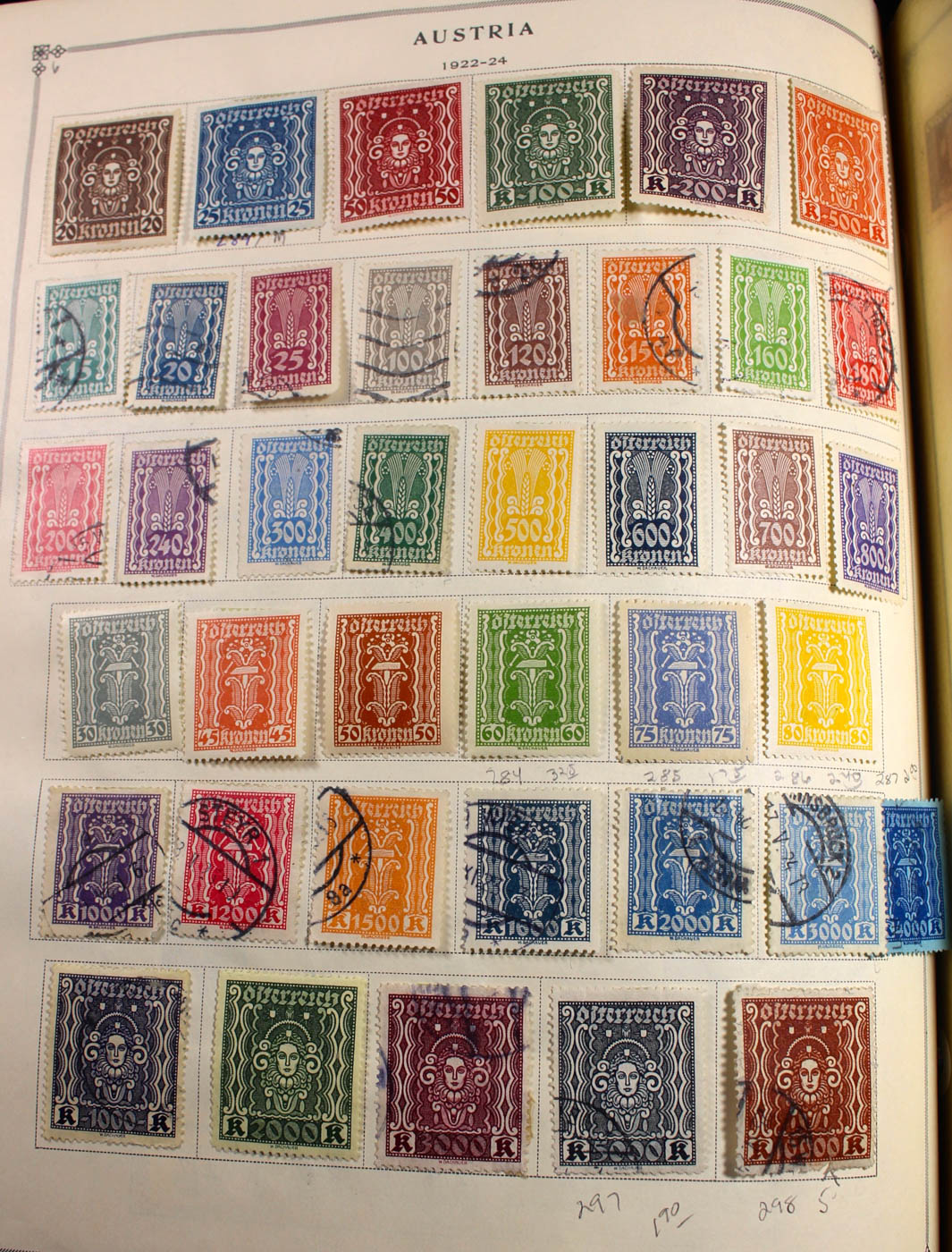 Group of Foreign Stamps from Algeria - Brazil Presented in a Minkus Stamp Album