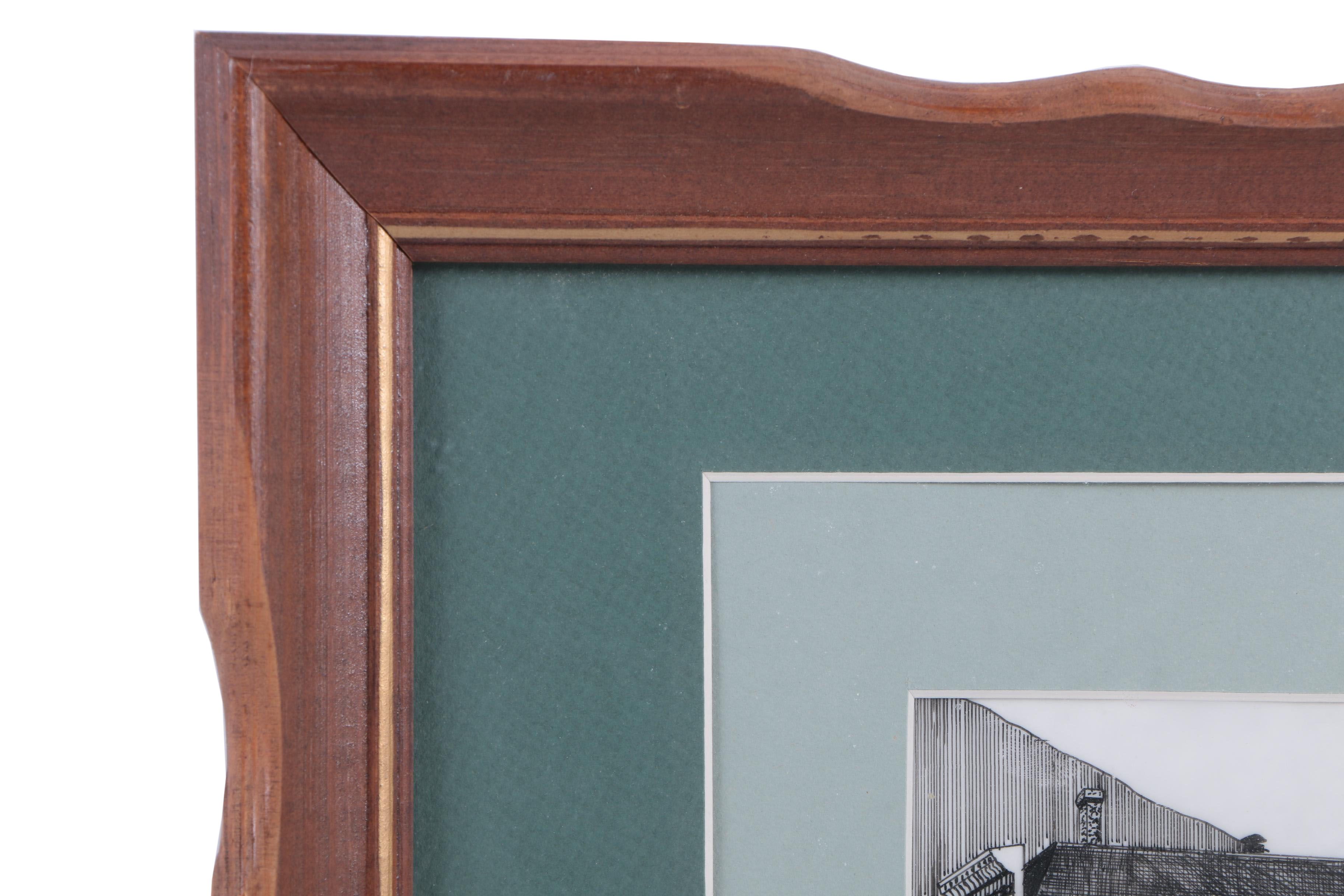 Michael A. Darr Ink Drawing "Silverton, Then"