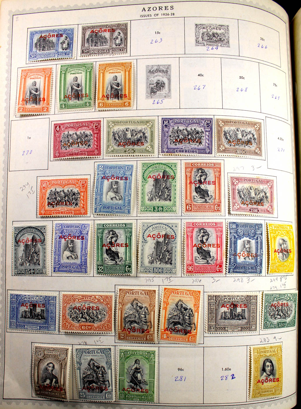 Group of Foreign Stamps from Algeria - Brazil Presented in a Minkus Stamp Album