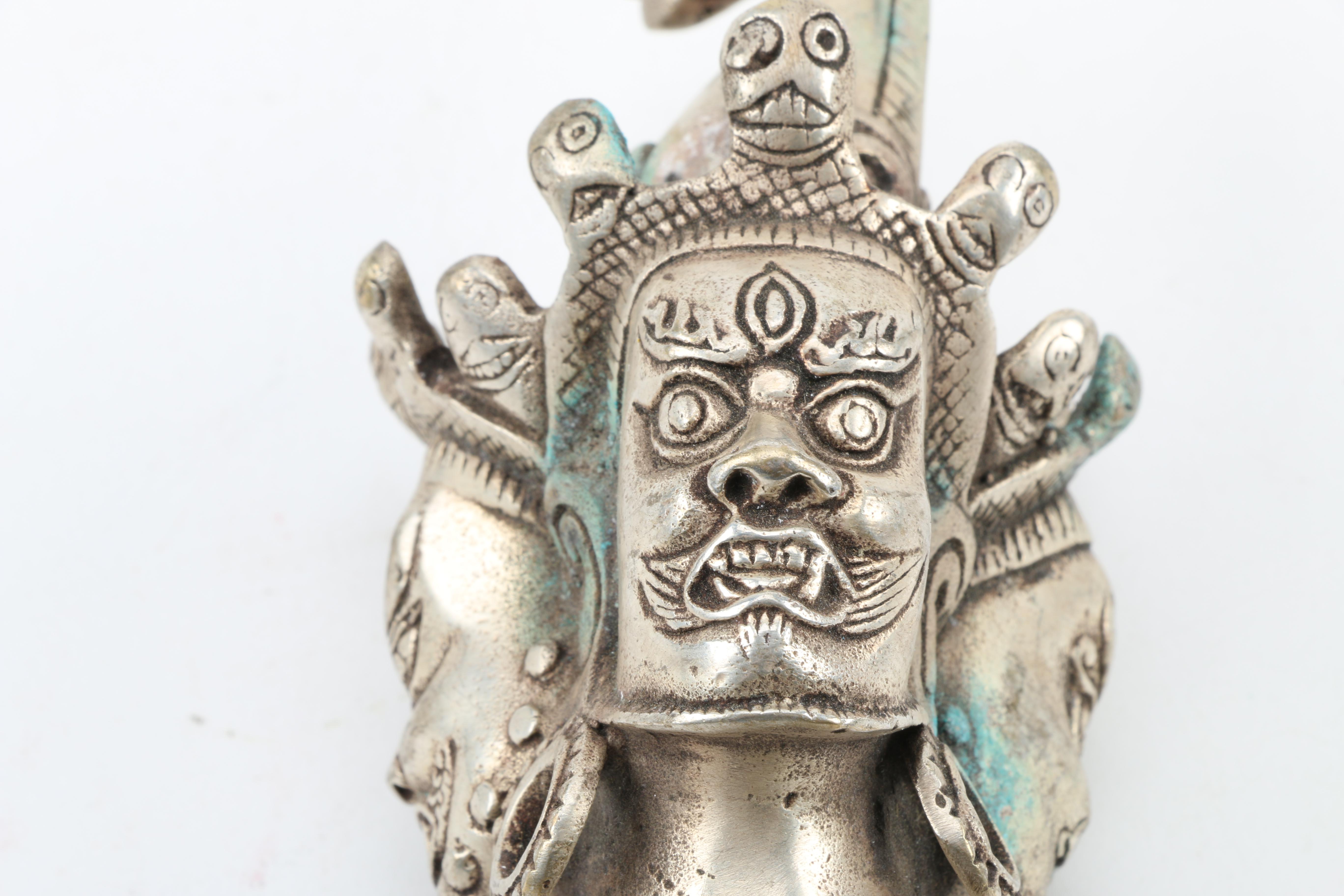 Indo-Tibetan Buddhist Phurba Ceremonial Dagger