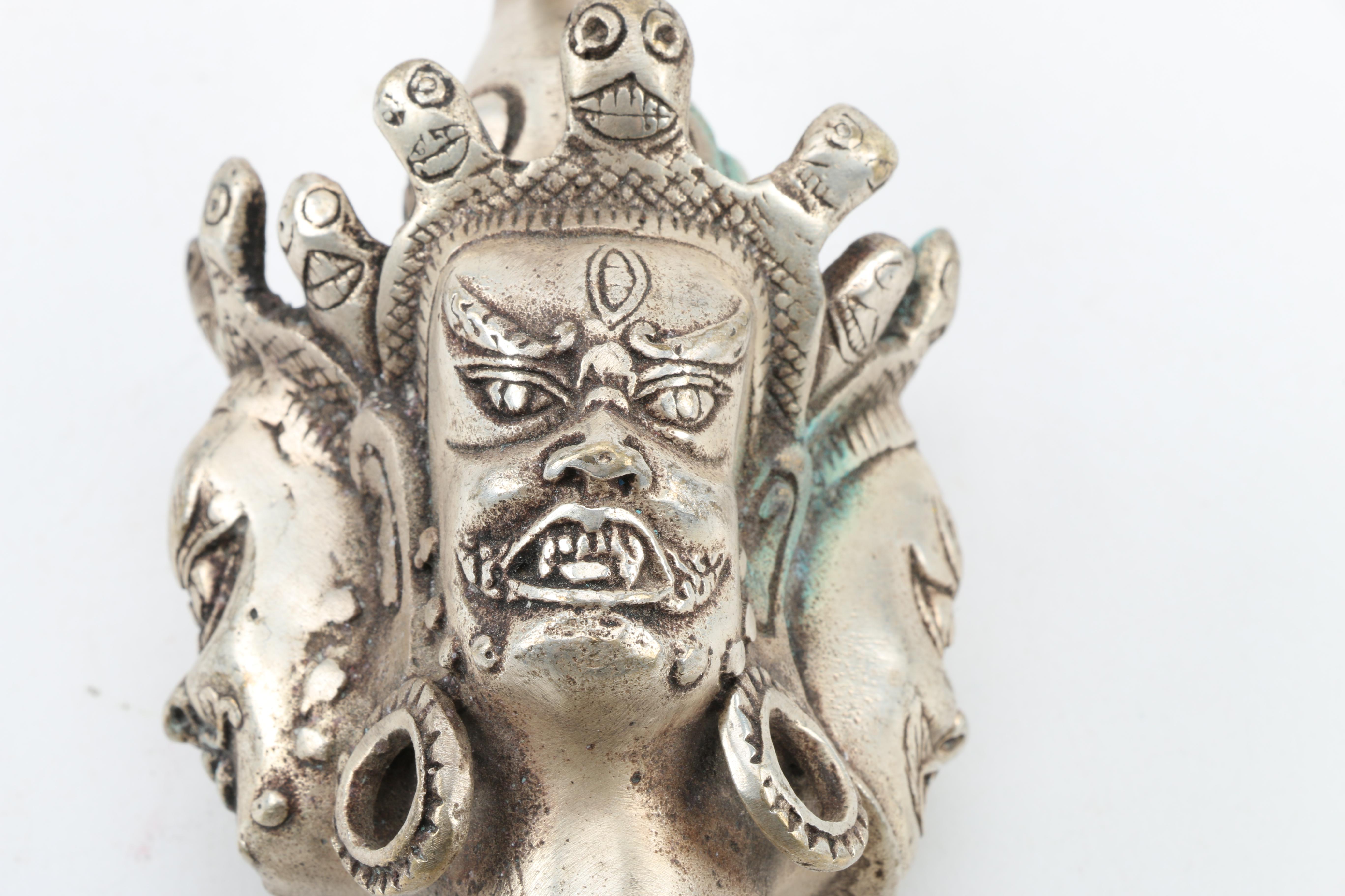 Indo-Tibetan Buddhist Phurba Ceremonial Dagger