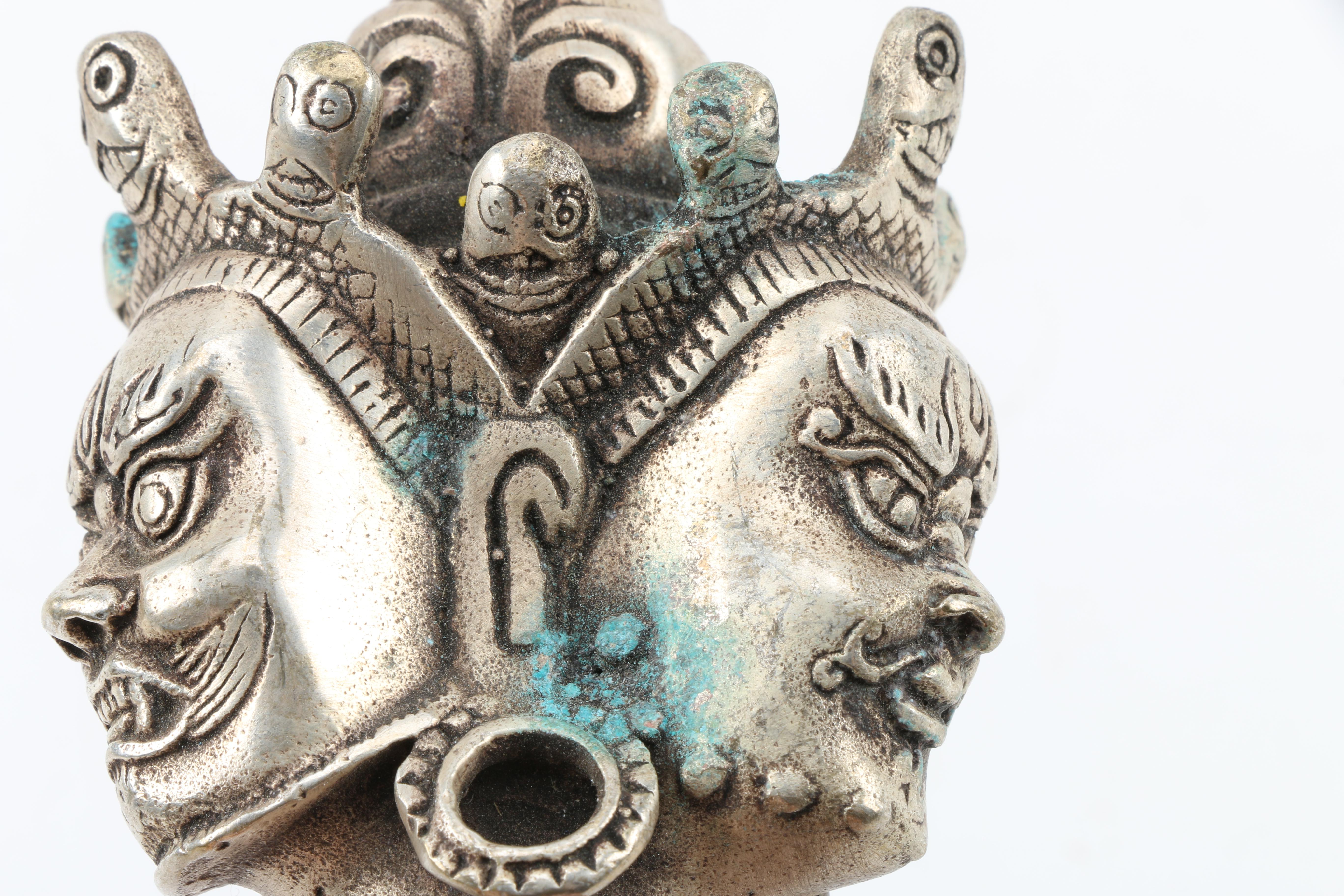 Indo-Tibetan Buddhist Phurba Ceremonial Dagger