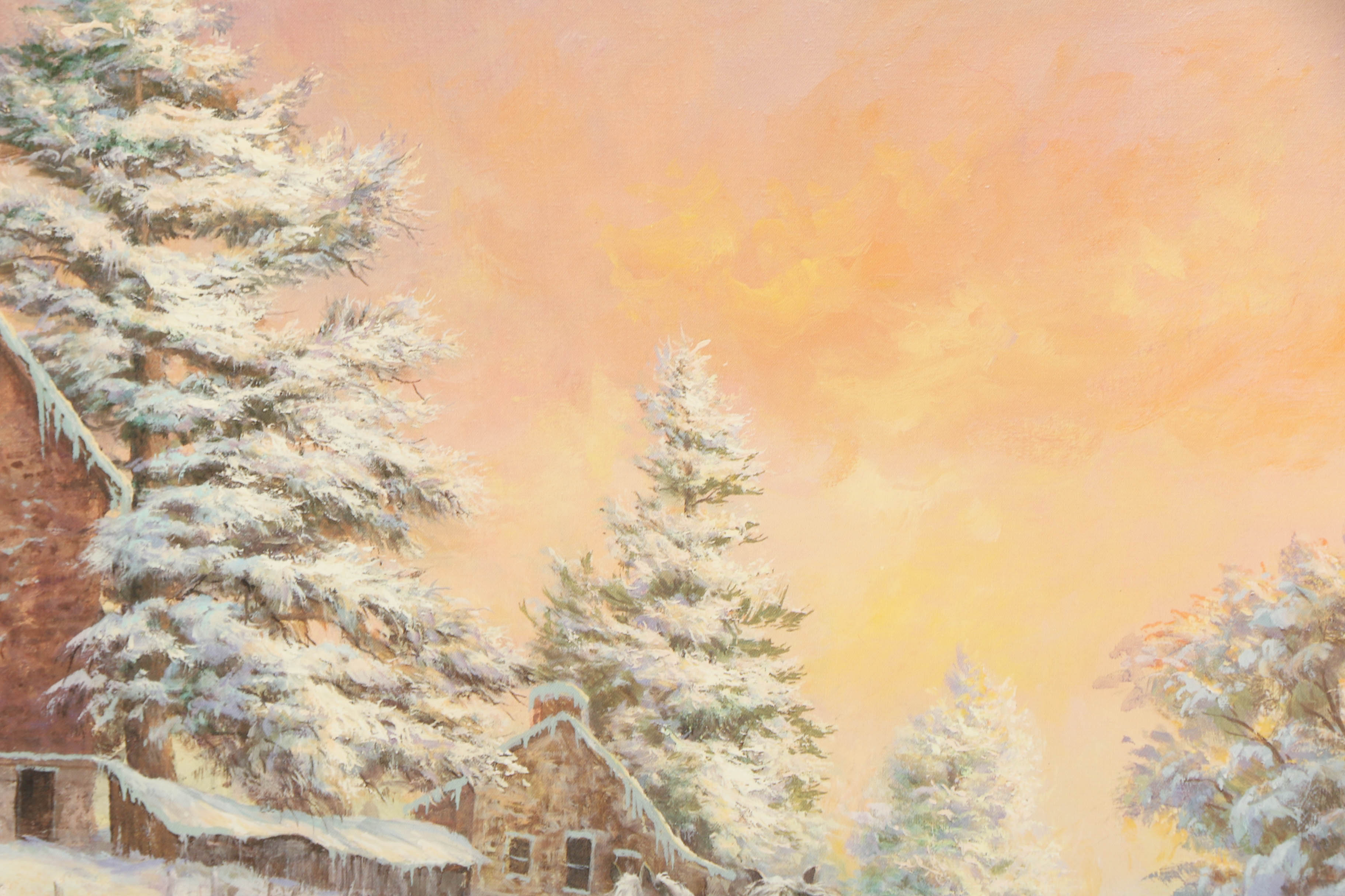 Offset Lithograph on Paper After Lee K. Parkinson "Almost Home"