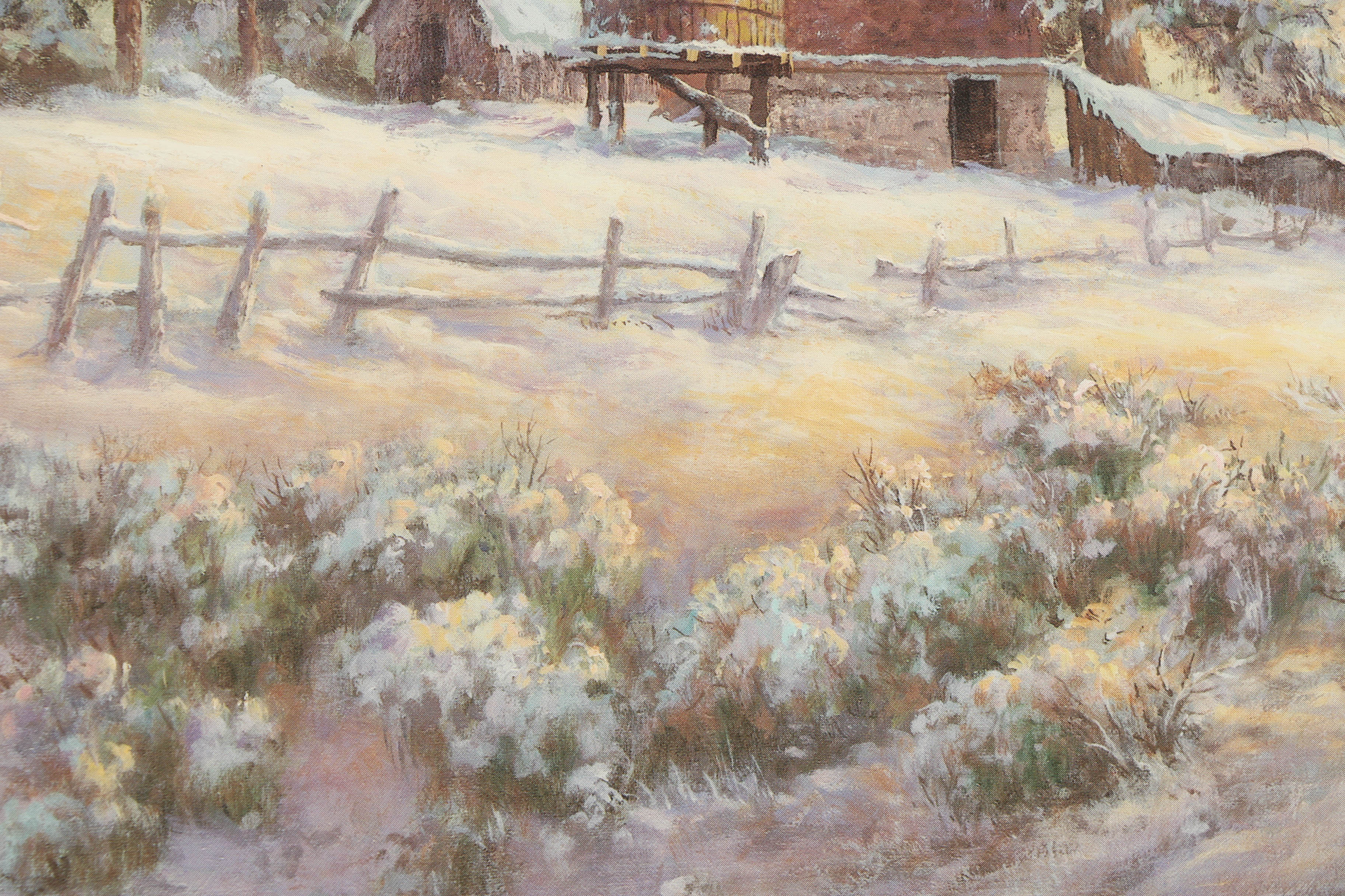 Offset Lithograph on Paper After Lee K. Parkinson "Almost Home"