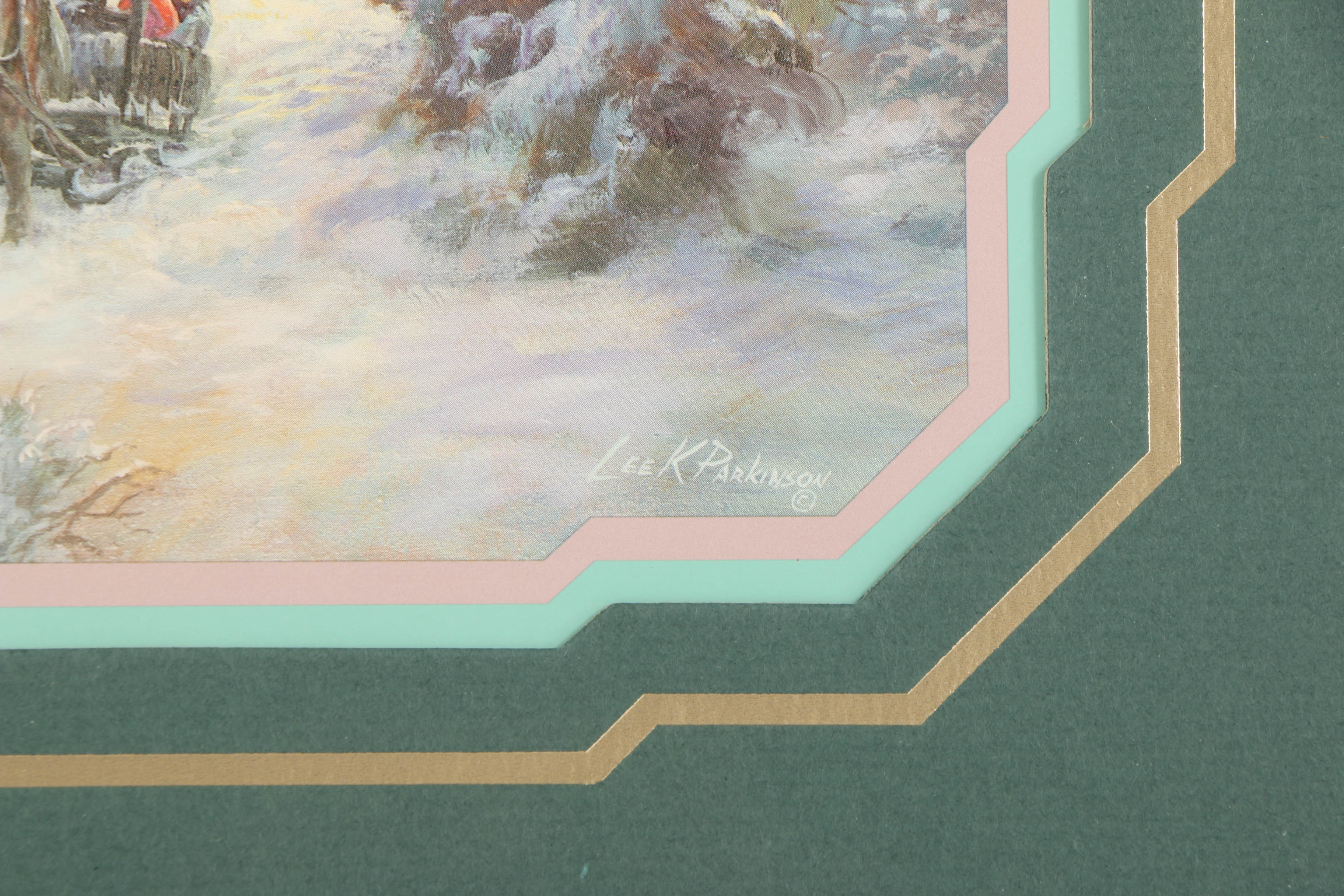 Offset Lithograph on Paper After Lee K. Parkinson "Almost Home"